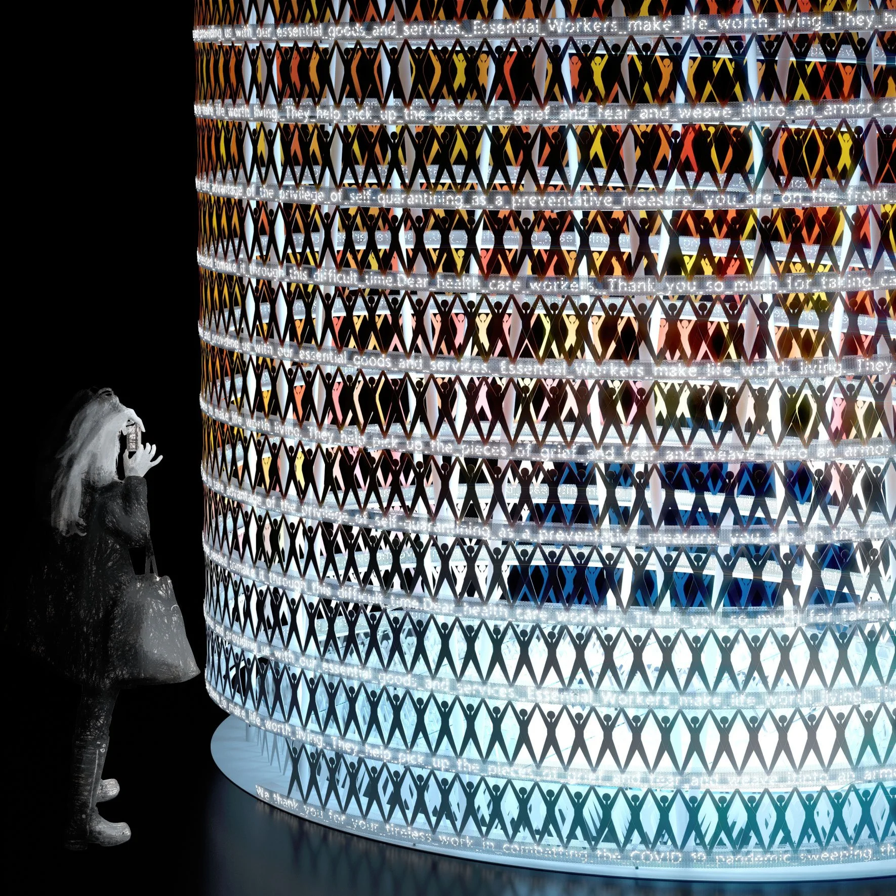 ESSENTIAL WORKS / PROPOSAL / HUNTERS POINT / NEW YORK, NEW YORK / INSTALLATION DESIGN / 2020