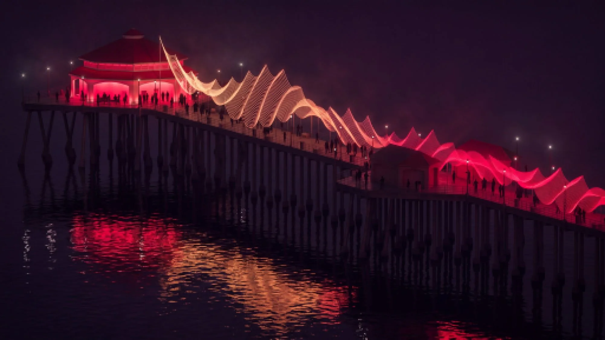 CONNECTION / FRONTIER / CIVIC ENTERTAINMENT / HUNTINGTON BEACH, CALIFORNIA / INSTALLATION DESIGN / 2021