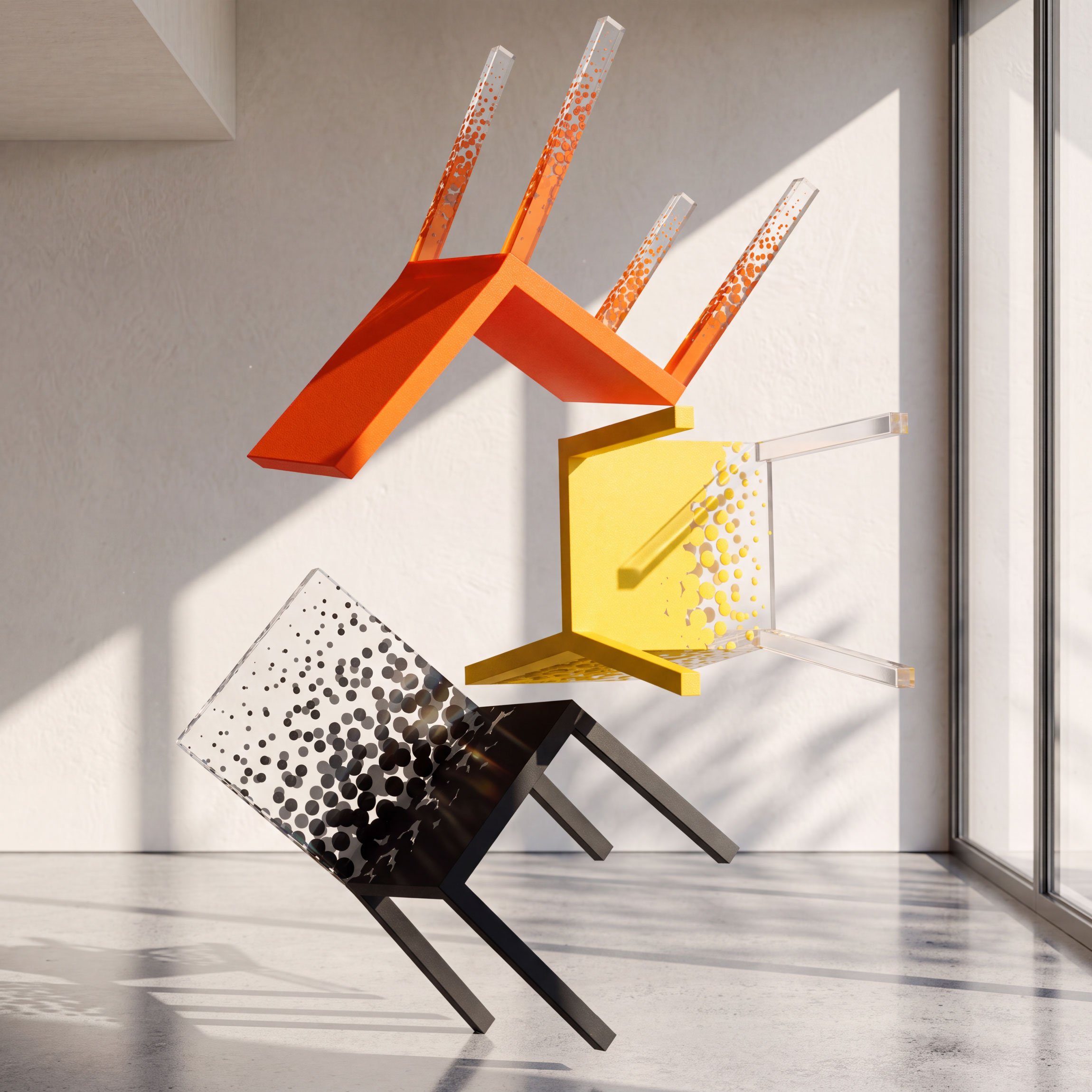 VAPOR CHAIRS / PROPOSAL / BROOKLYN, NEW YORK / FURNITURE DESIGN / 2021