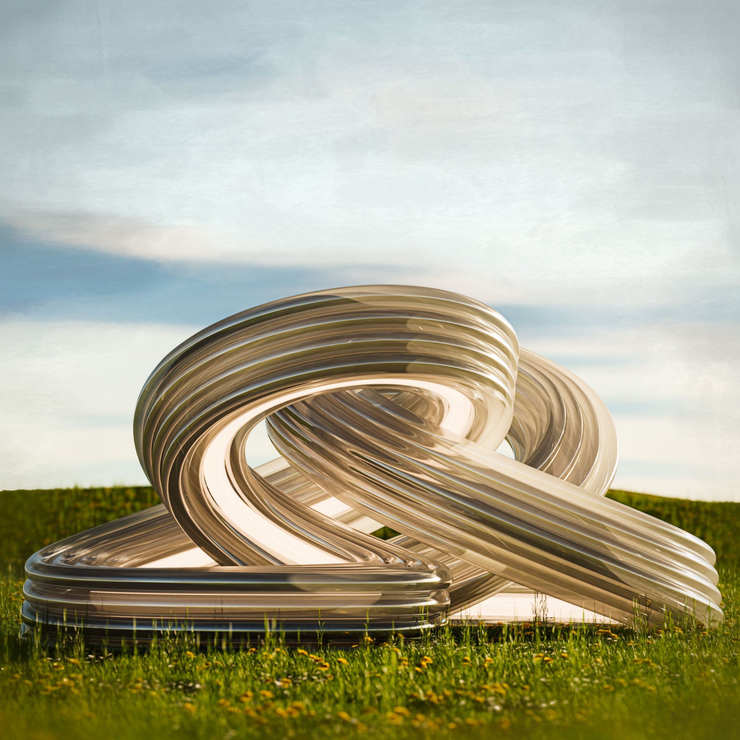 TORUS BENCH / PROPOSAL / BROOKLYN, NEW YORK / PUBLIC ART / 2024