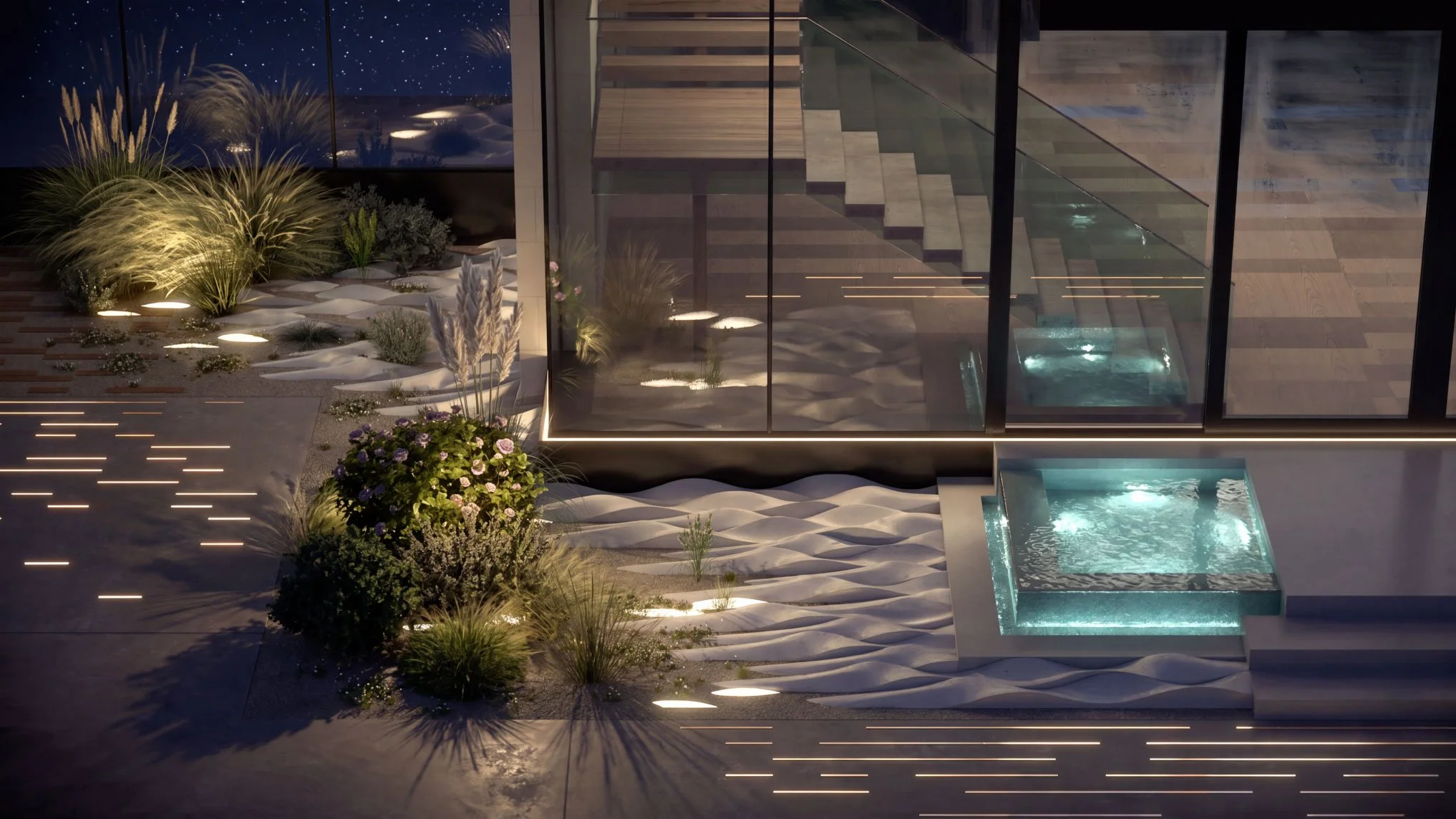 GROUNDSCAPE CONCEPT / BRYSON DECHAMBEAU / DALLAS, TEXAS / lANDSCAPE ARCHITECTURE / 2024