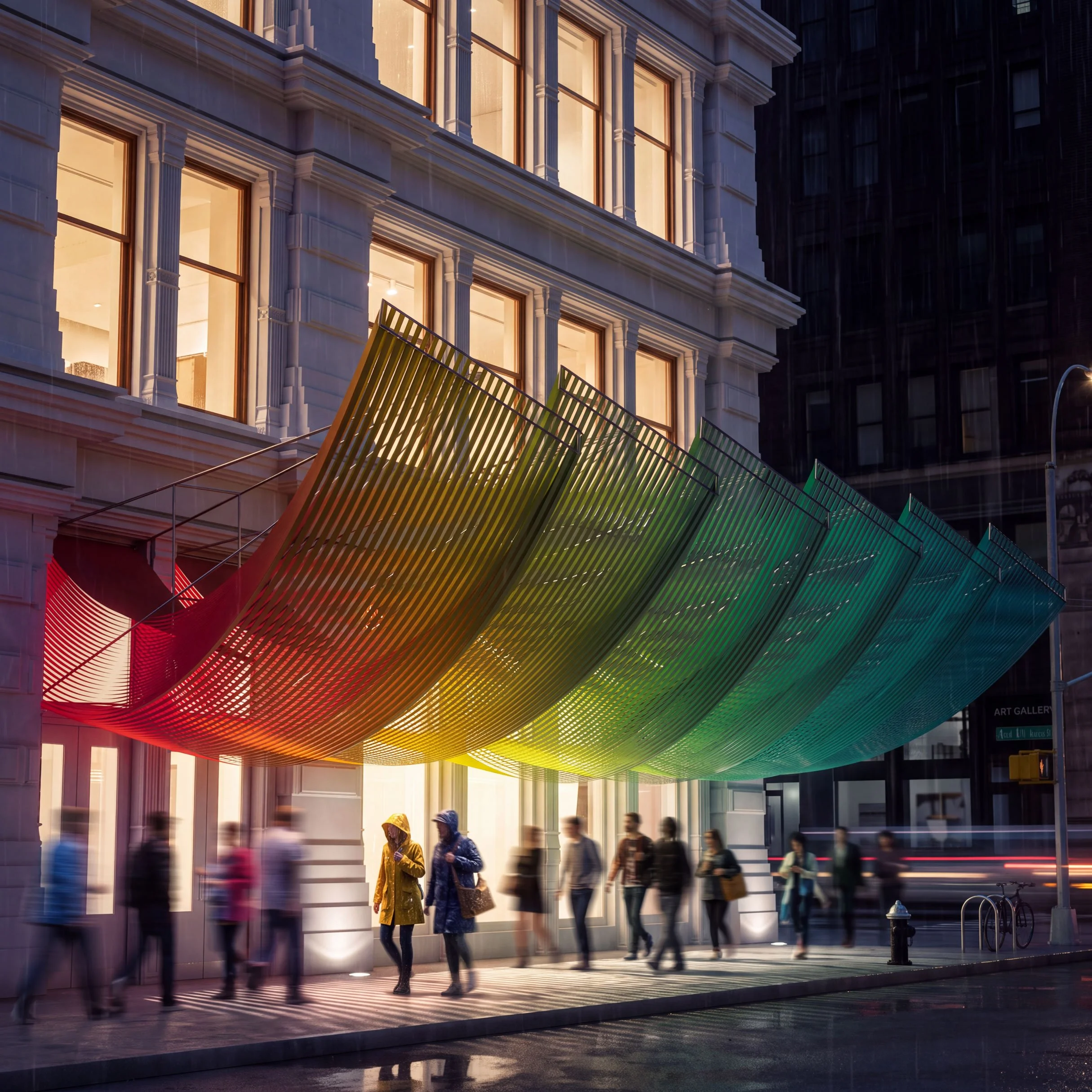 PRIDE CANOPY / CONVERSE / HUNTERS POINT / NEW YORK, NEW YORK / INSTALLATION DESIGN / 2021