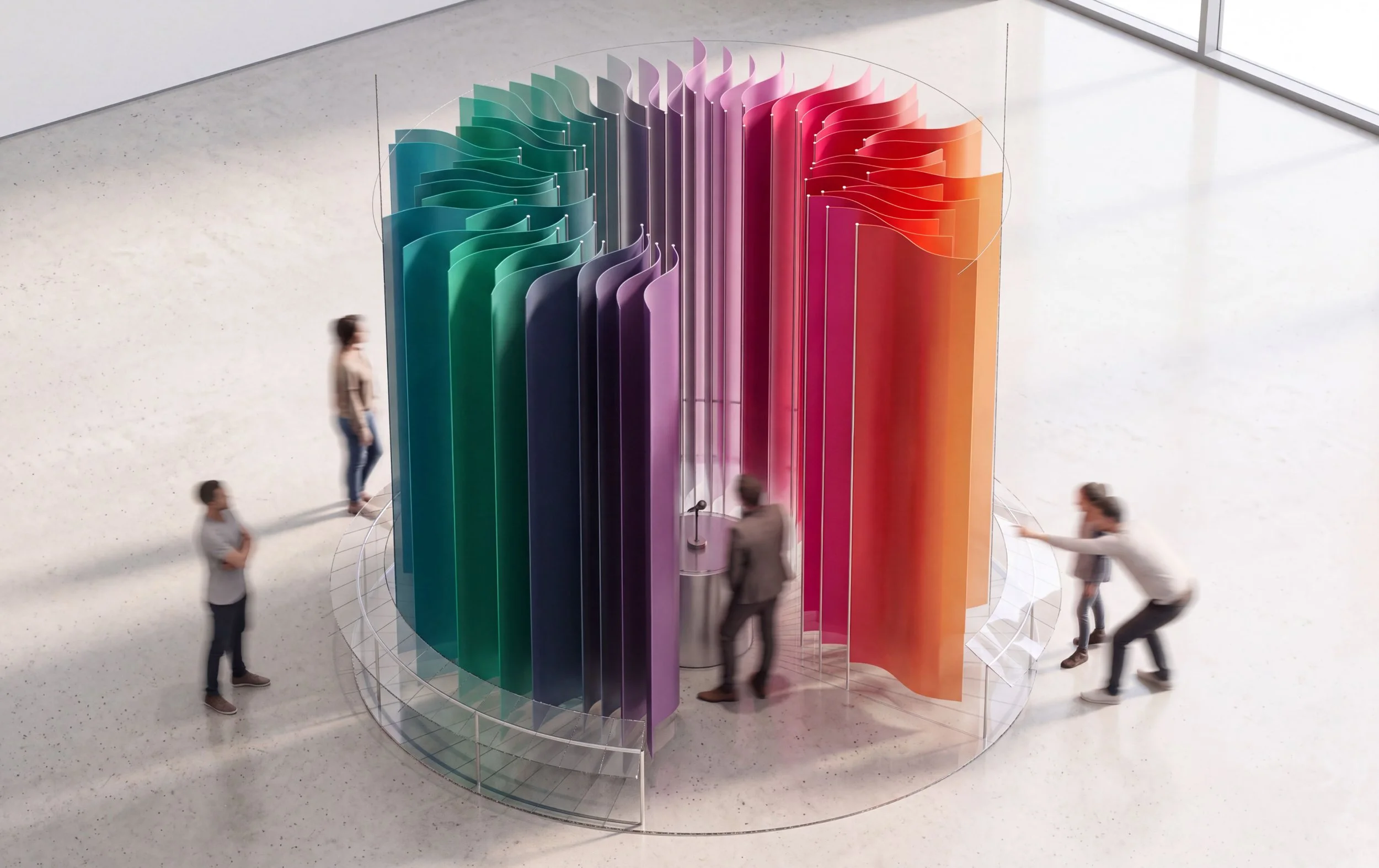 THE NATIONAL FLAG LIGHT / PROPOSAL / CITY OF PHILADELPHIA / ESI / NBBJ / NATIONAL CONSTITUTION CENTER / INSTALLATION DESIGN / 2024