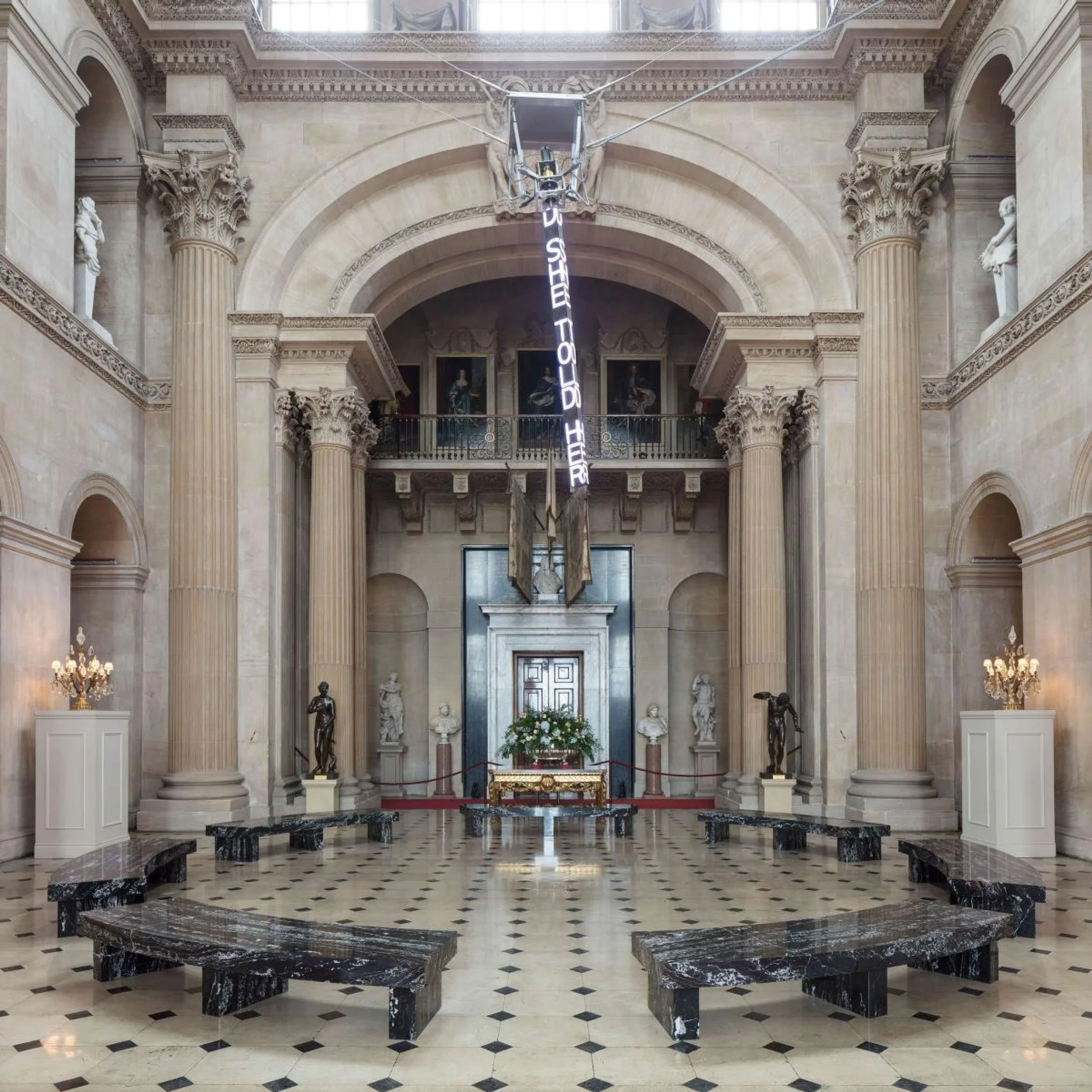 BLENHEIM PALACE ORKS / JENNY HOLZER/ BLENHEIM PALACE, ENGLAND / FINE ART / 2017
