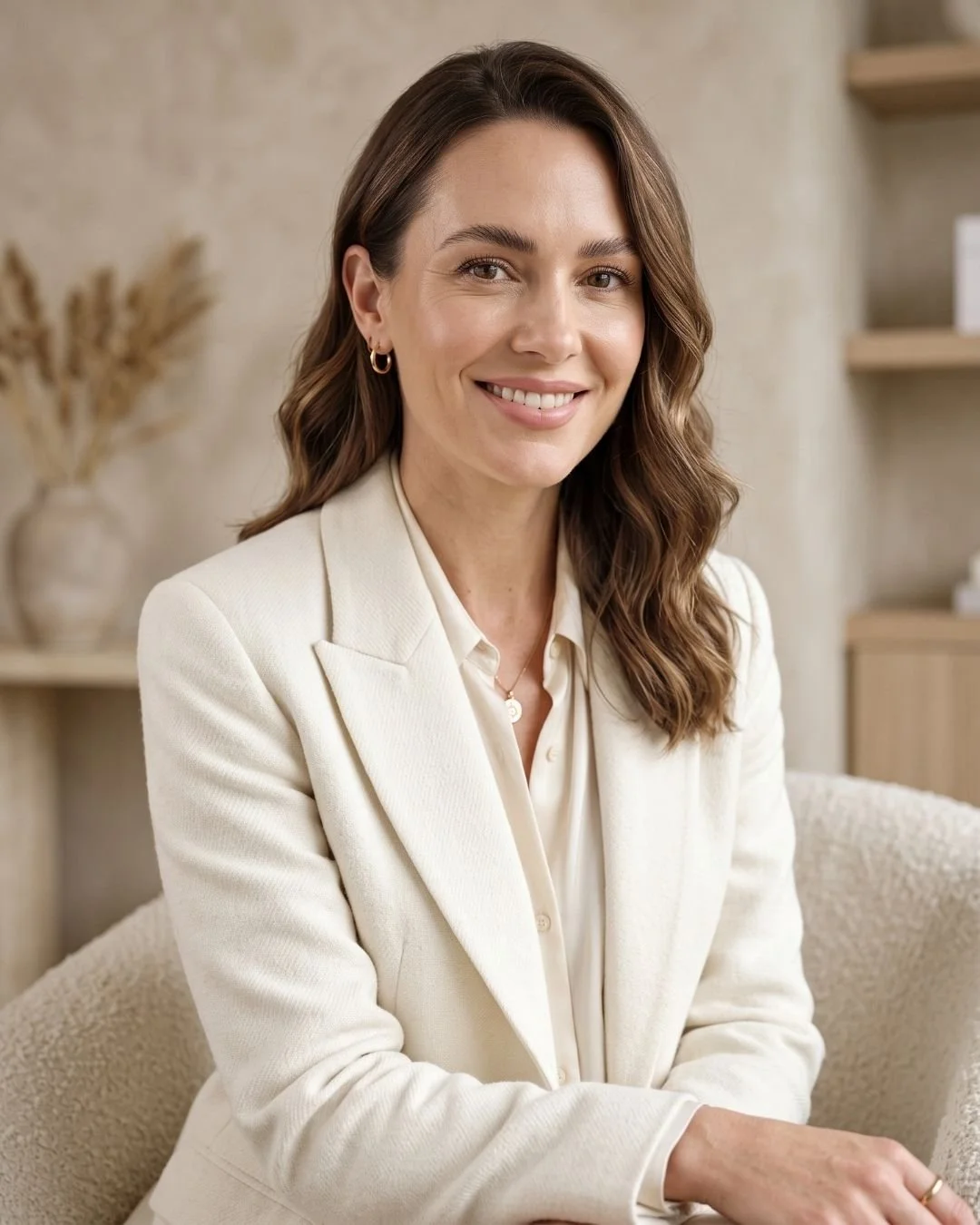 portrait of founder specialising in personalised skincare and advanced skin treatments
