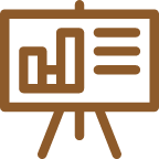 Tableau de présentation avec graphique et texte.