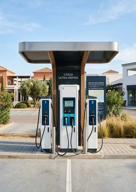 Puestos de carga para vehículos eléctricos