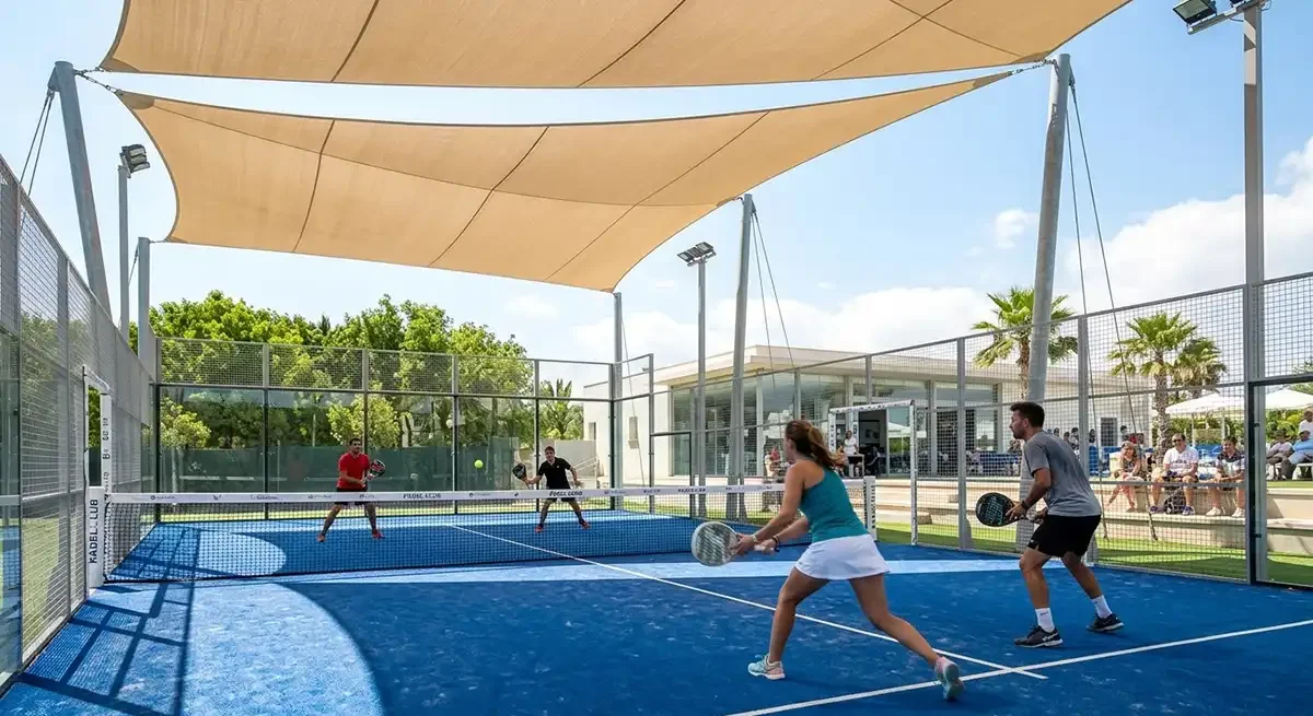 Velas de Sombra para Pistas de Pádel y Pickleball | Exterior Integral