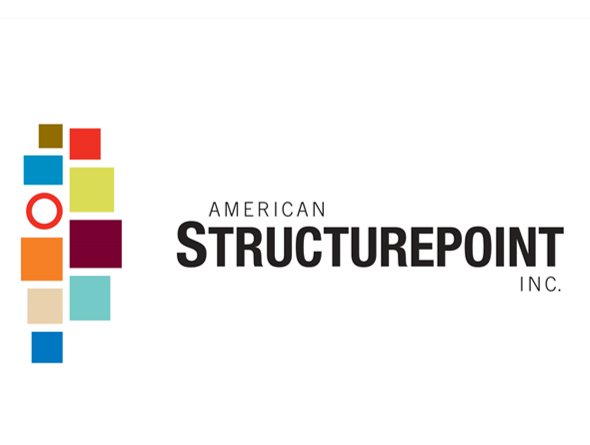 Logo for American StructurePoint Inc. with colorful squares on the left and company name text on the right.
