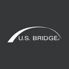 Logo of U.S. Bridge on a dark background