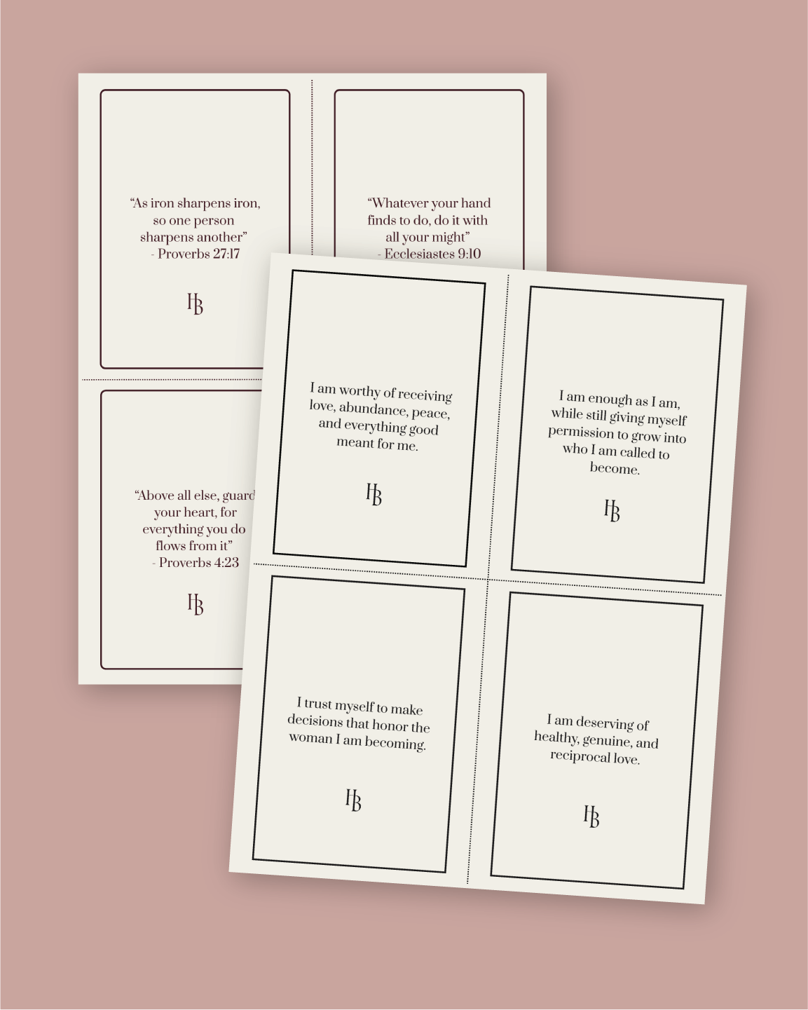 Verse of the Day + Affirmations Deck Bundle