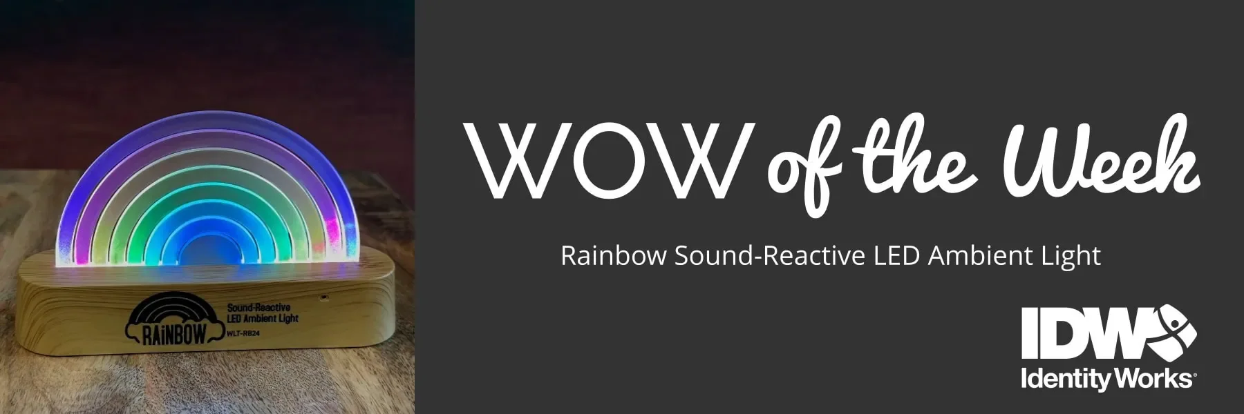 WOW Of The Week – Rainbow Sound-Reactive LED Ambient Light