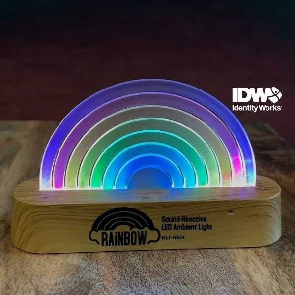 WOW Of The Week – Rainbow Sound-Reactive LED Ambient Light