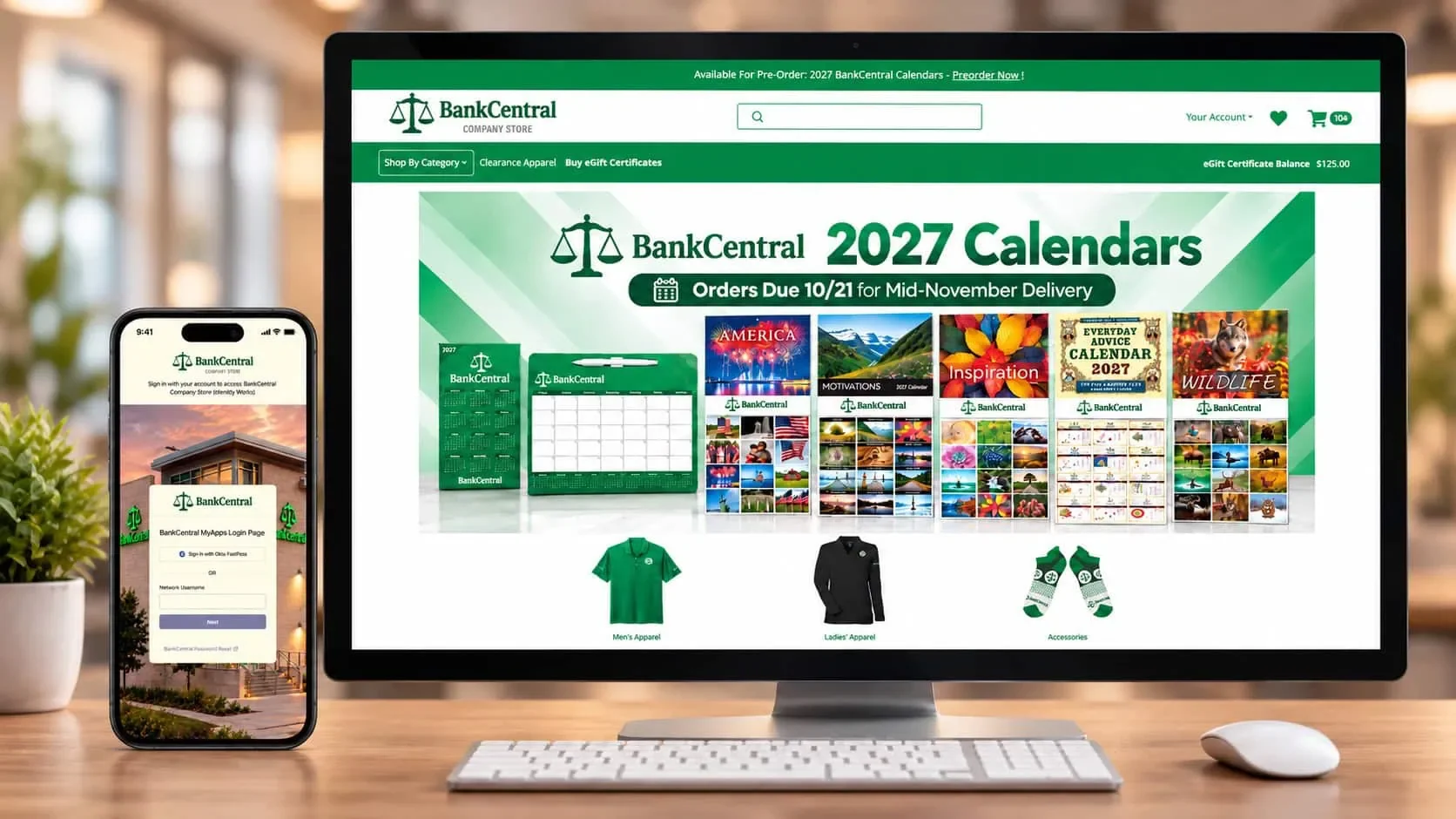 One Click to the Company Store
