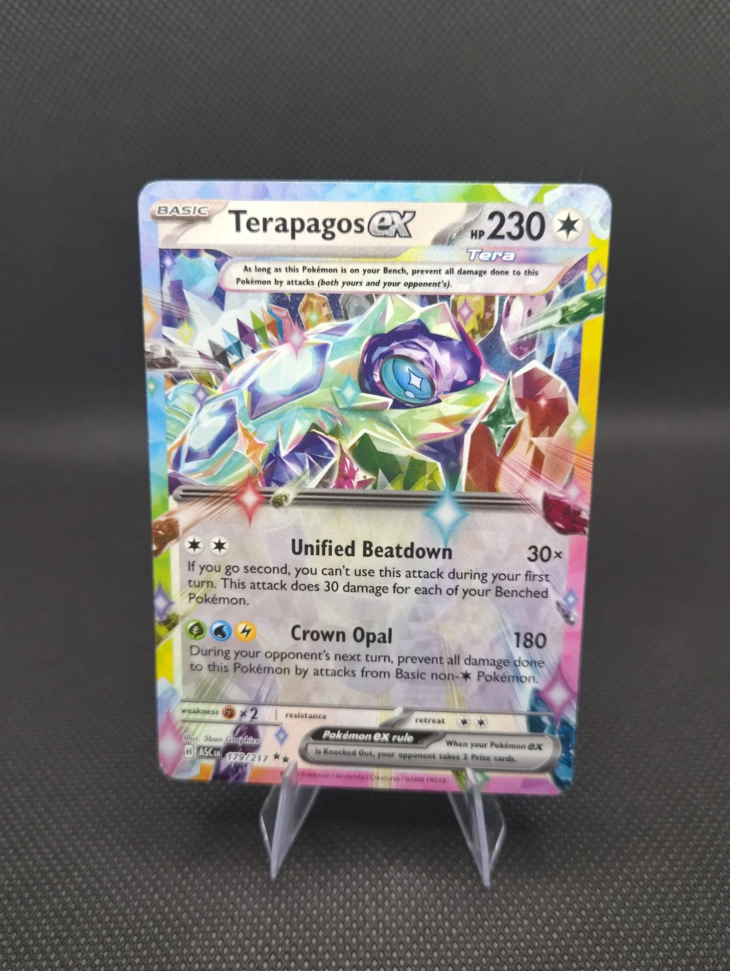 Terapagos ex 179/217 – Ascended Heroes – Double Rare