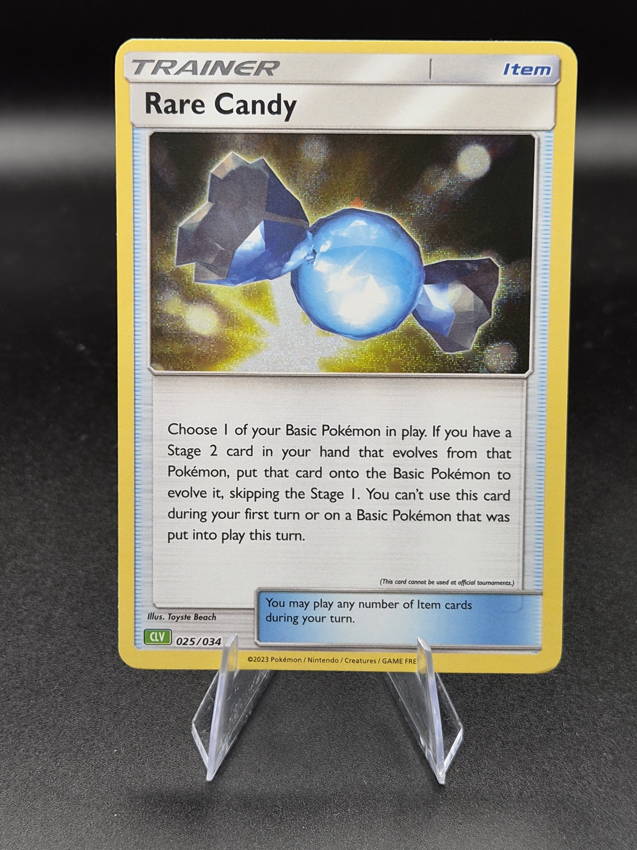 Rare Candy 025/034 Trainer's Toolkit Regular Pokémon Card