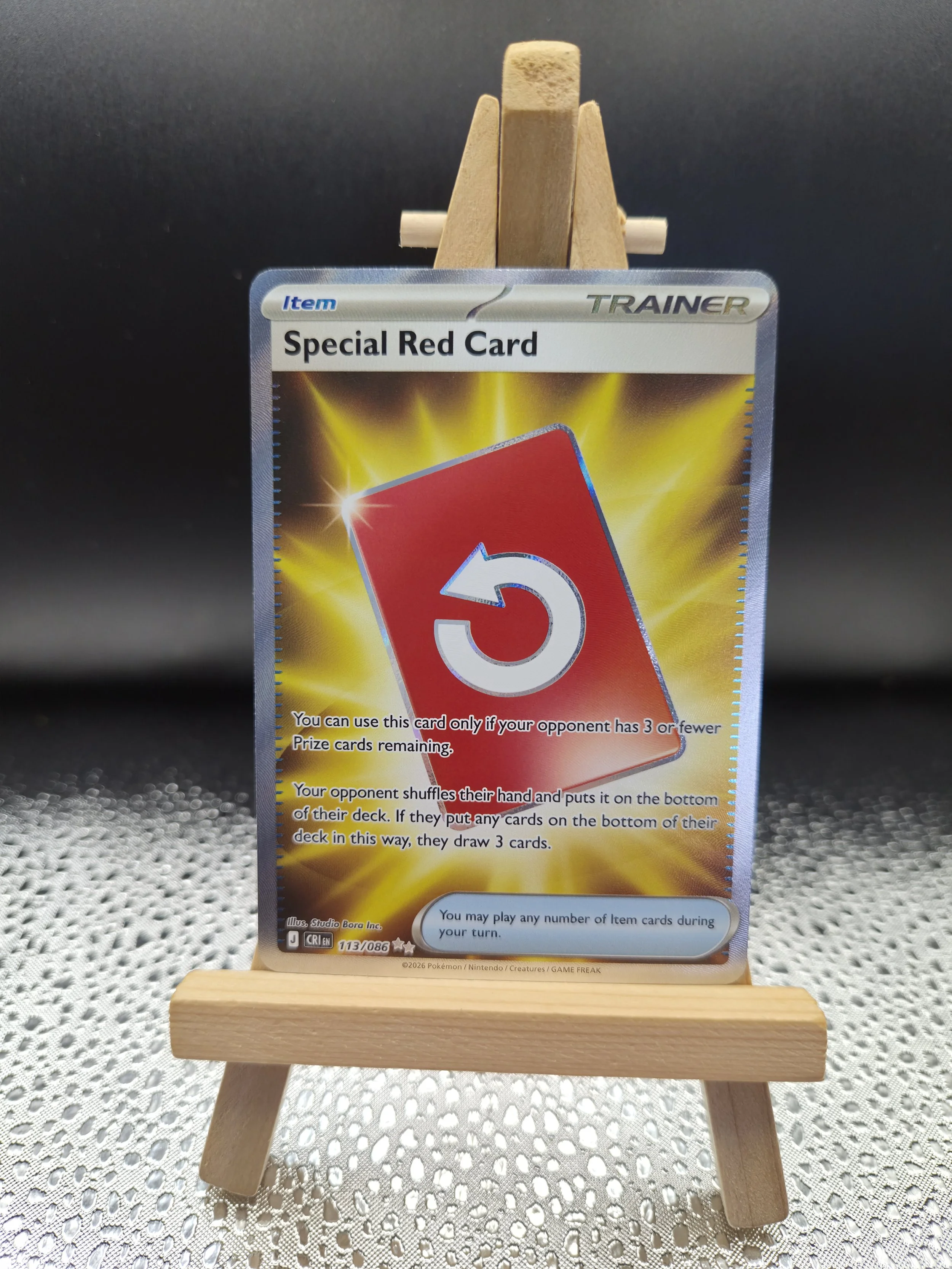 Special Red Card 113/086 – Chaos Rising – Ultra Rare
