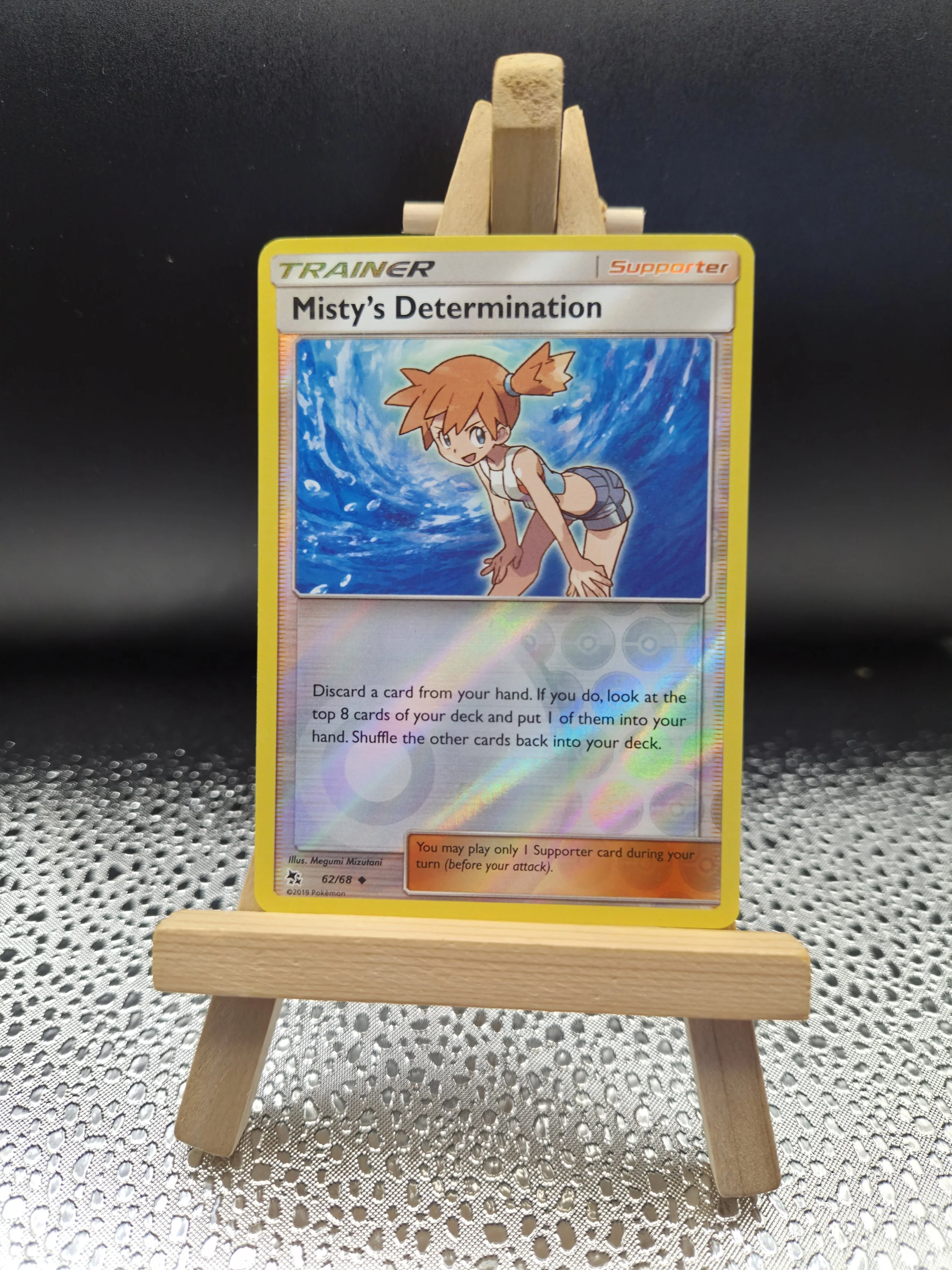 Misty's Determination – 62/68 – Hidden Fates – Reverse Holo