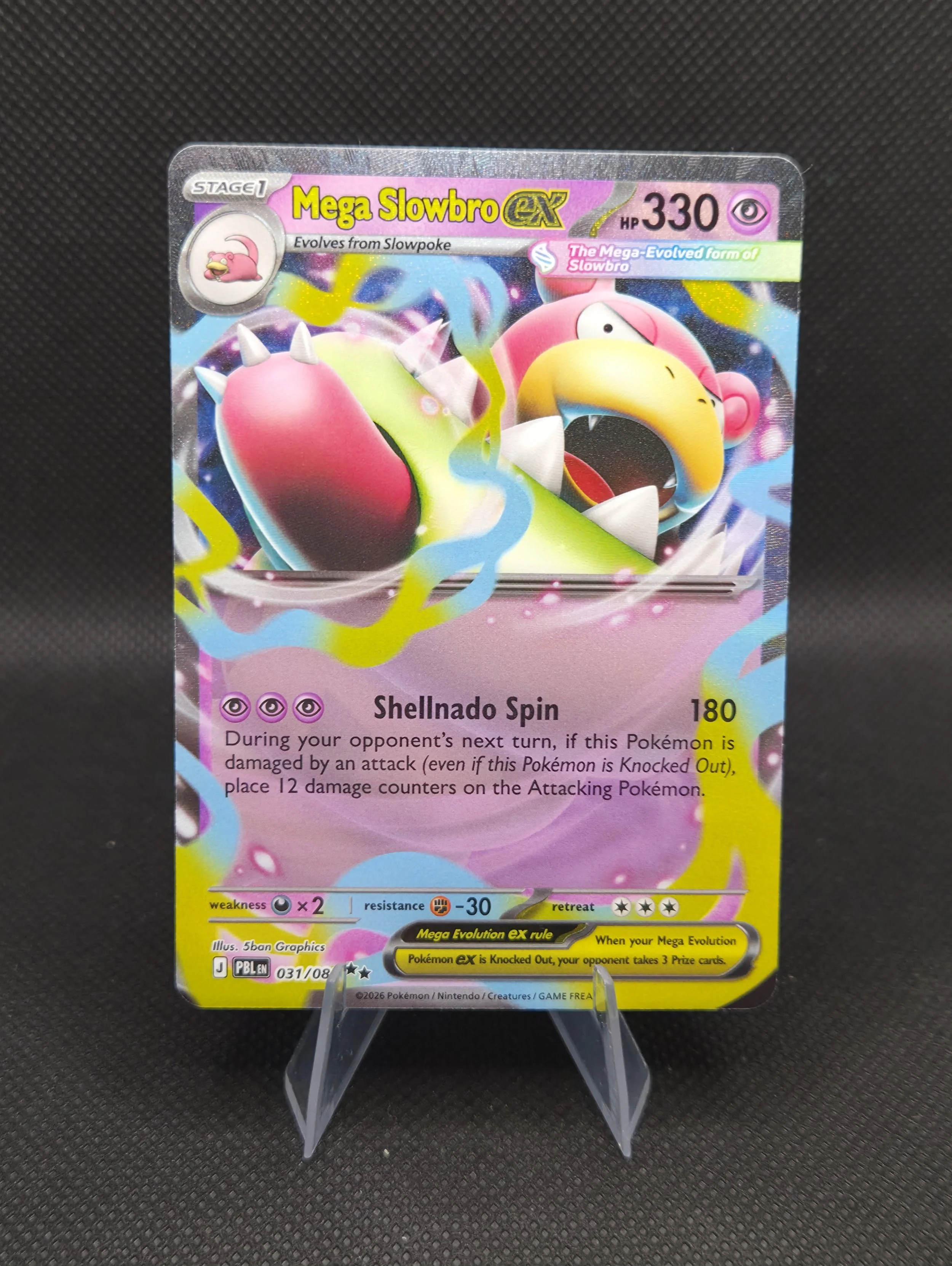 Mega Slowbro ex 031/084 – Pitch Black – Double Rare