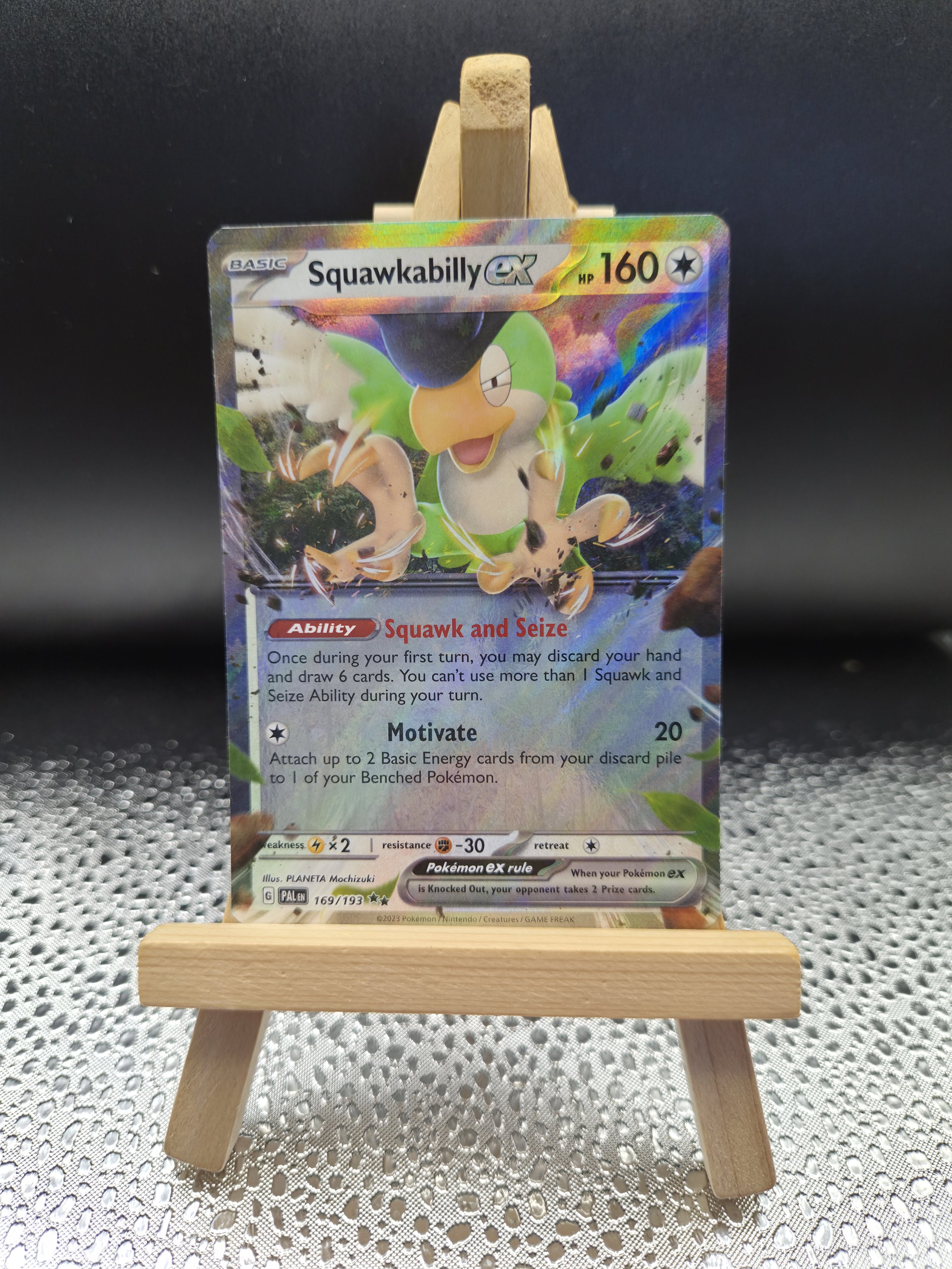 Squawkabilly ex – 169/193 – Paldea Evolved – Ultra Rare
