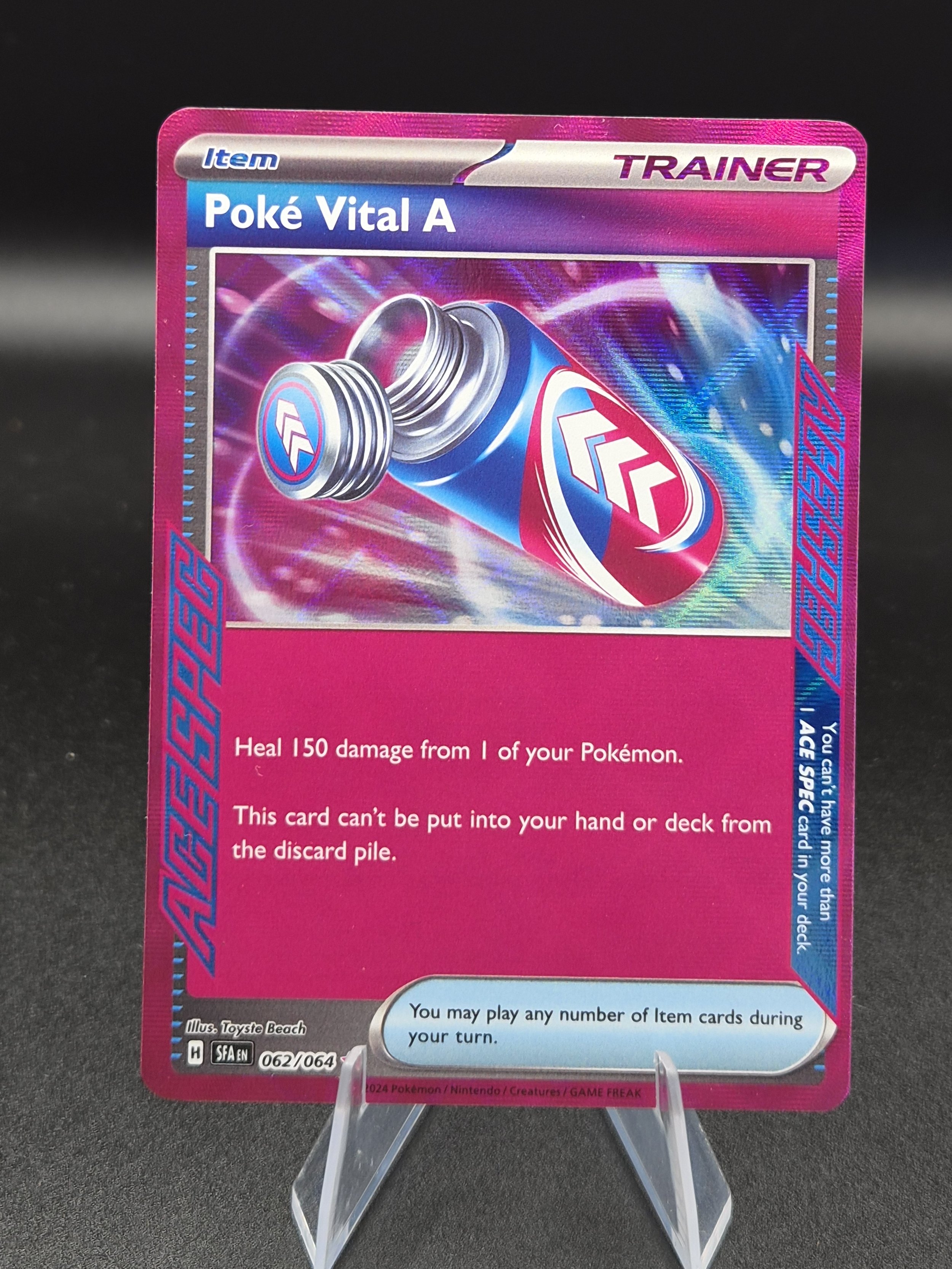 Poké Vital A 062/064 Shrouded Fable English Holo Pokémon Card