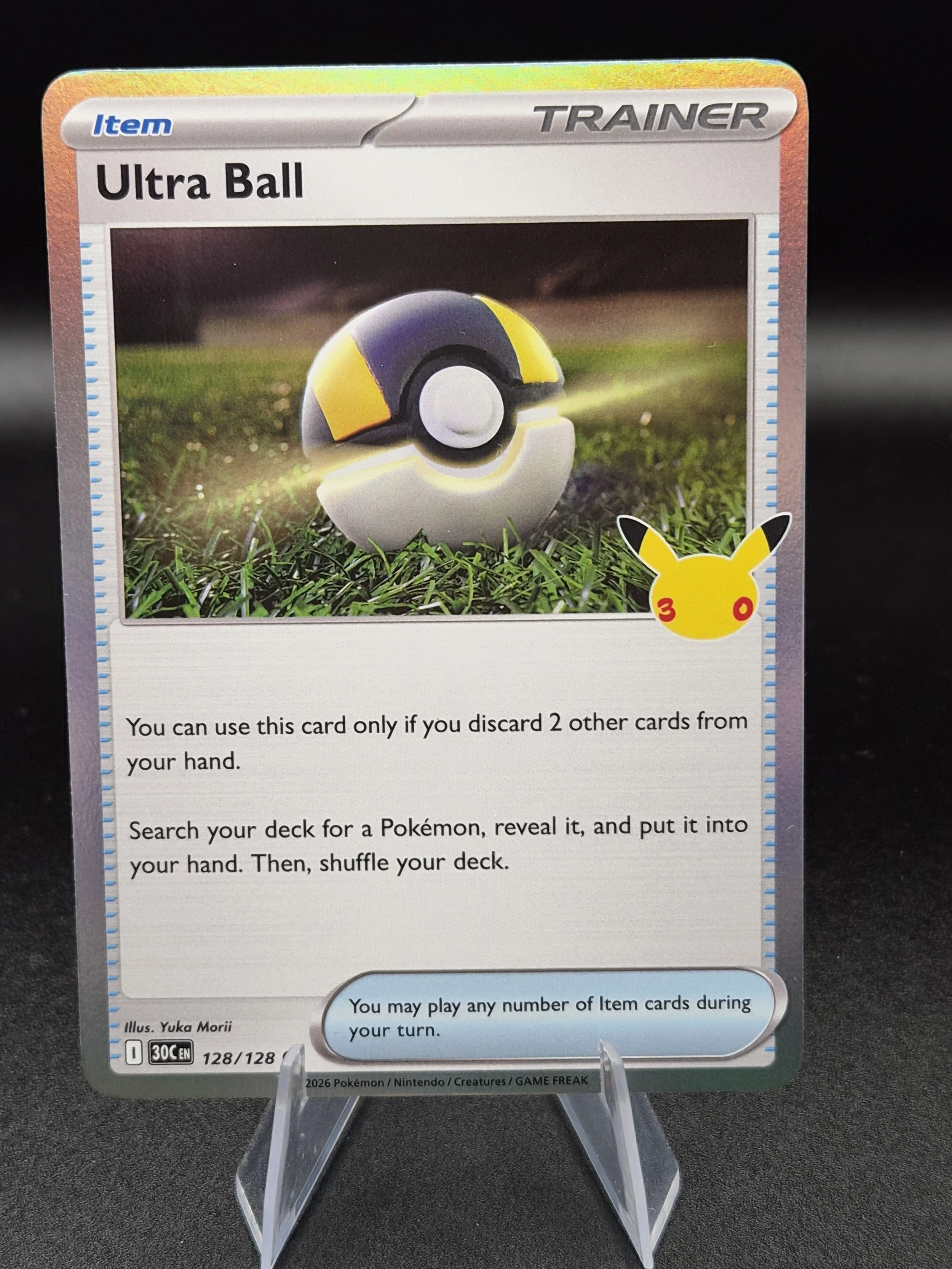 Ultra Ball 128/128 30th Celebration English Holo Pokémon Card