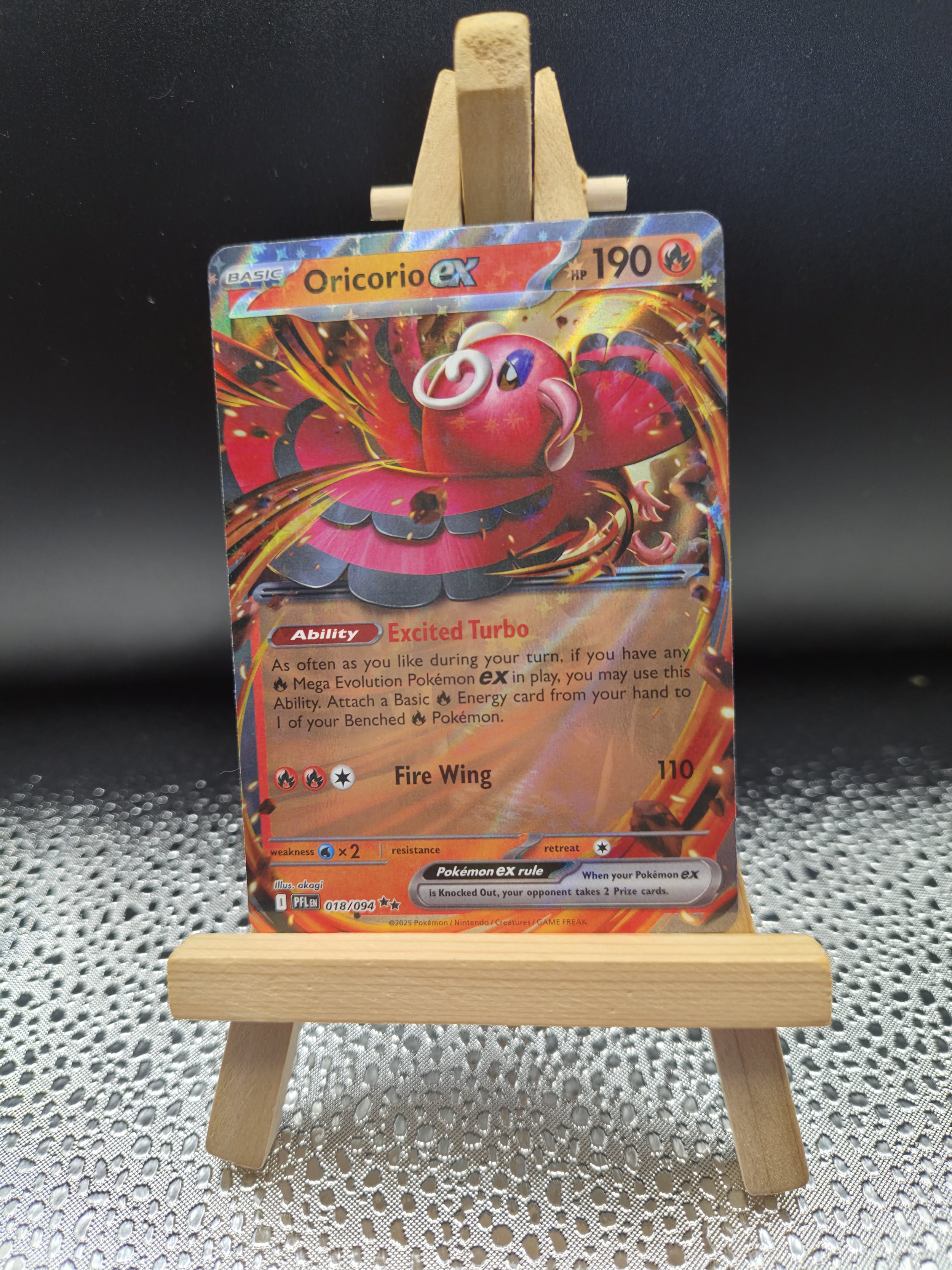 Oricorio ex 018/094 – Phantasmal Flames – English