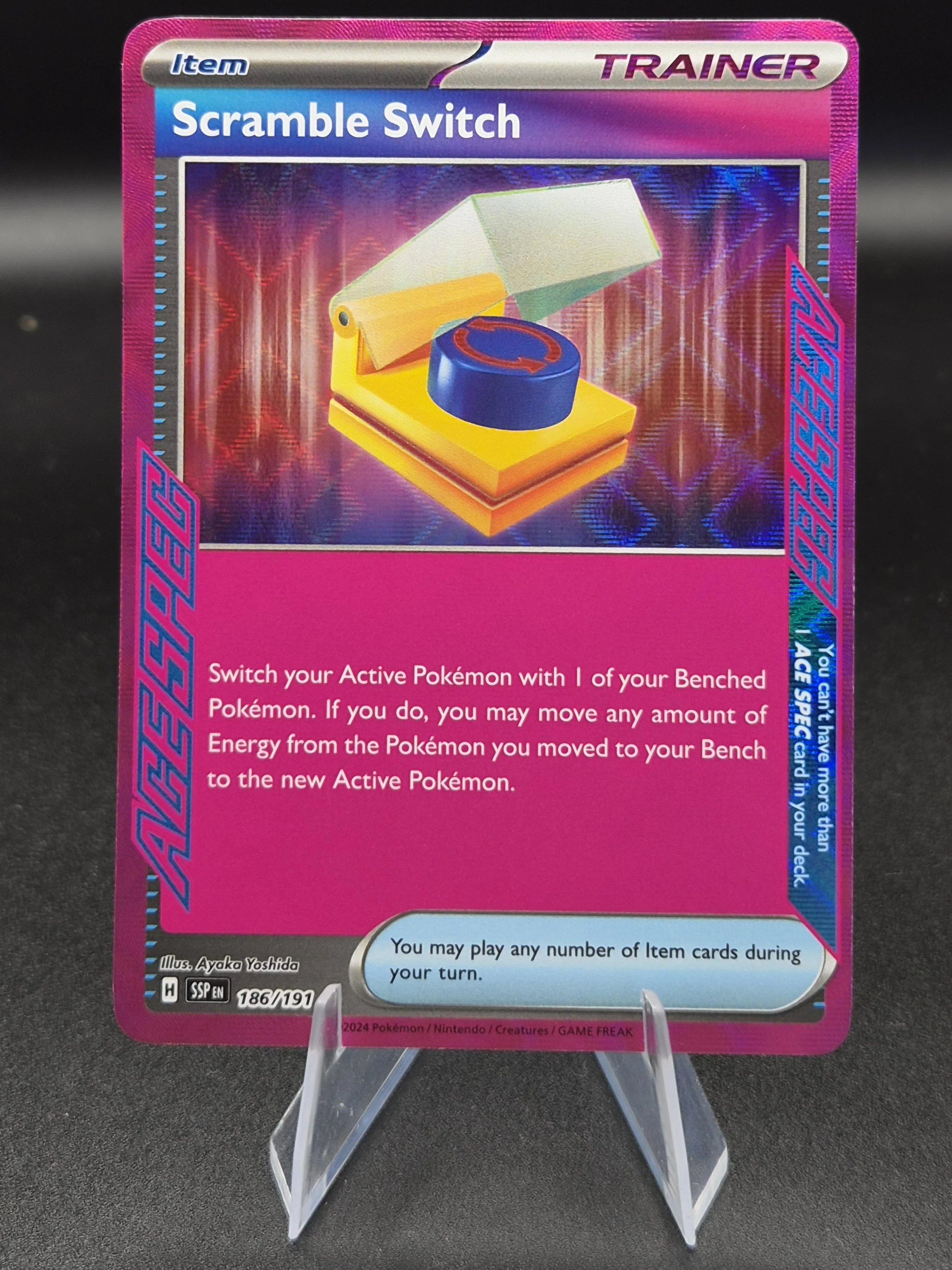 Scramble Switch 186/191 Surging Sparks English Holo Pokémon Card