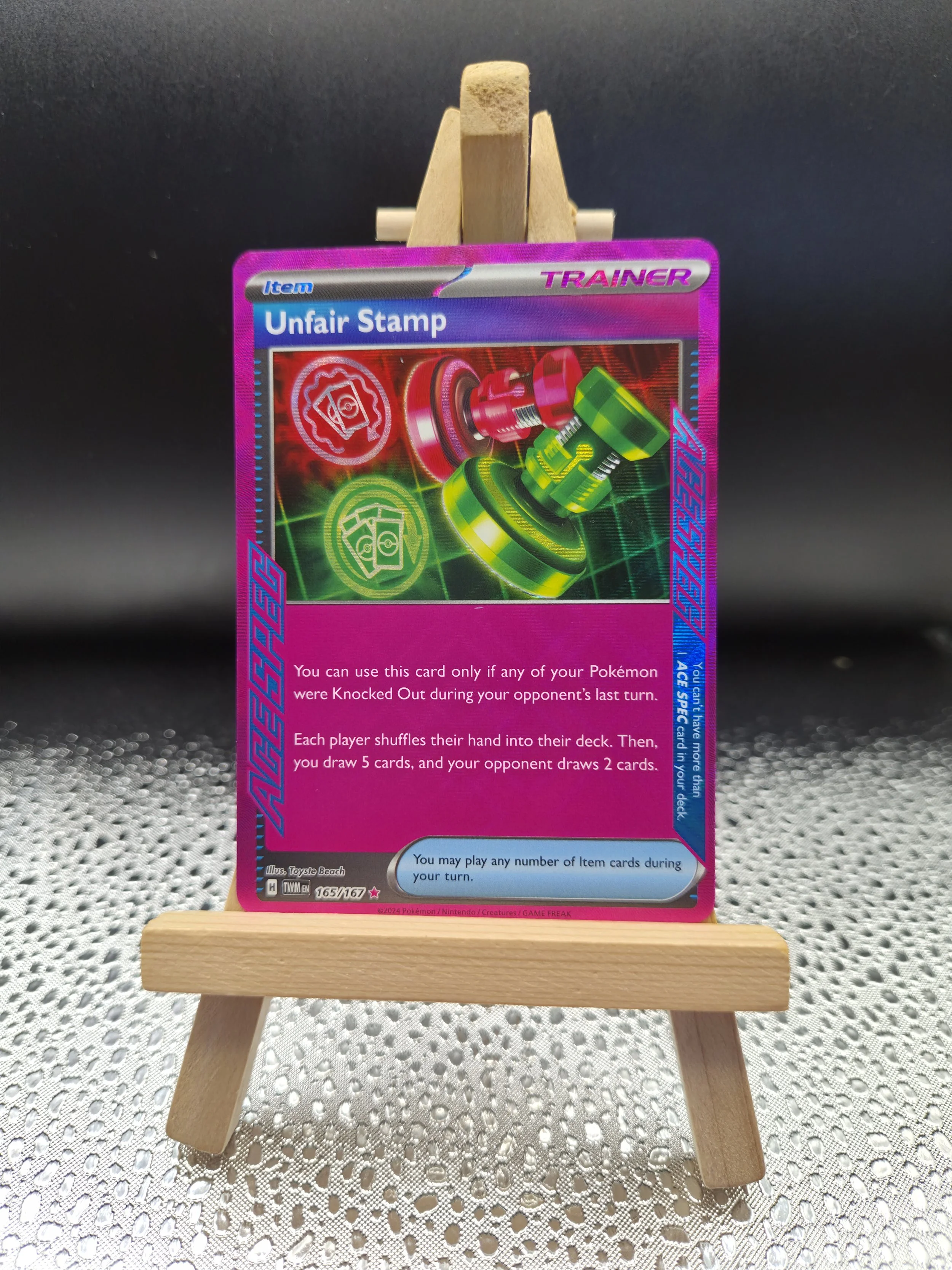 Unfair Stamp 165/167 – Twilight Masquerade – ACE SPEC
