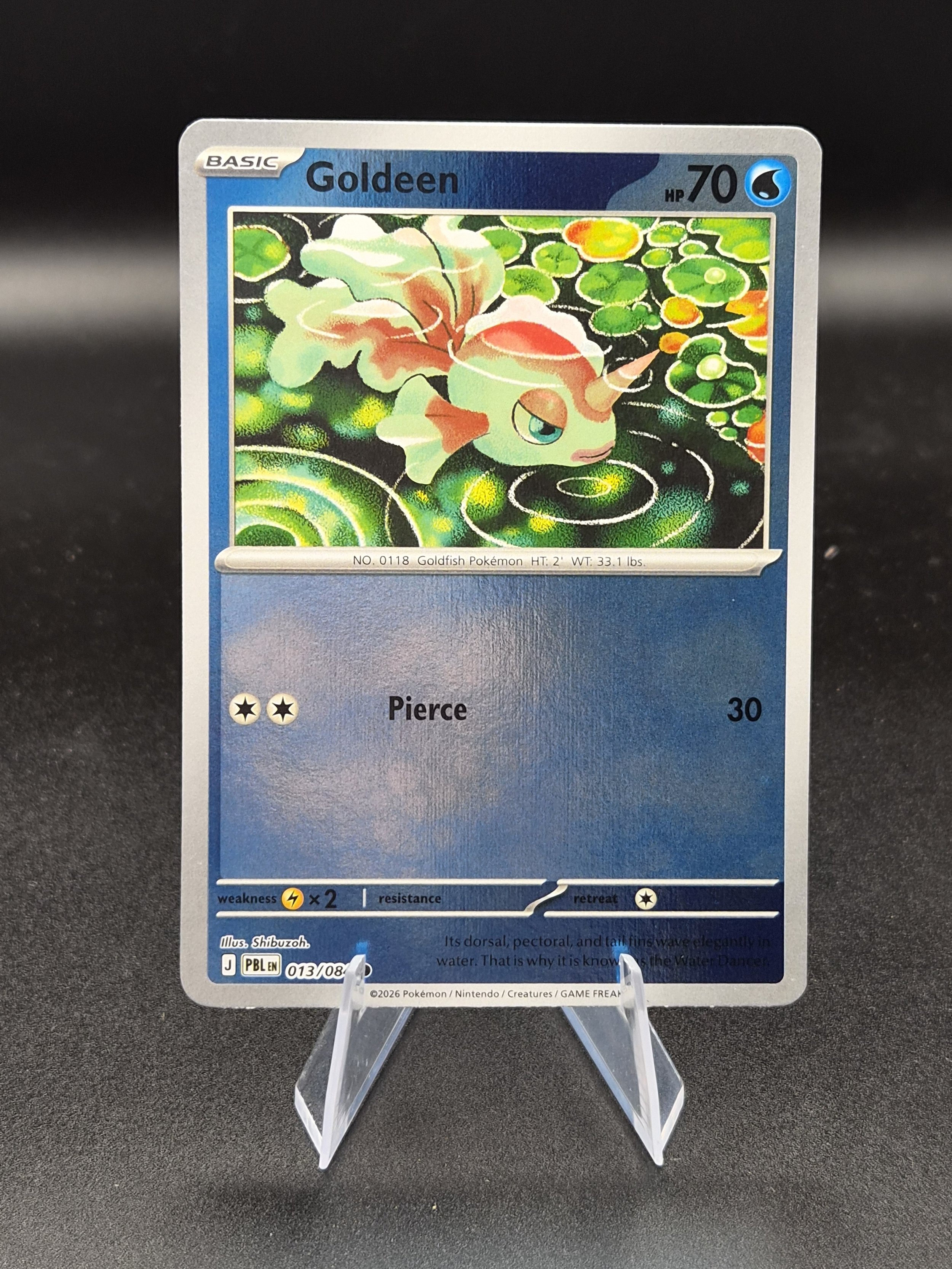 Goldeen 013/084 Pitch Black Common Reverse Holo Pokémon Card