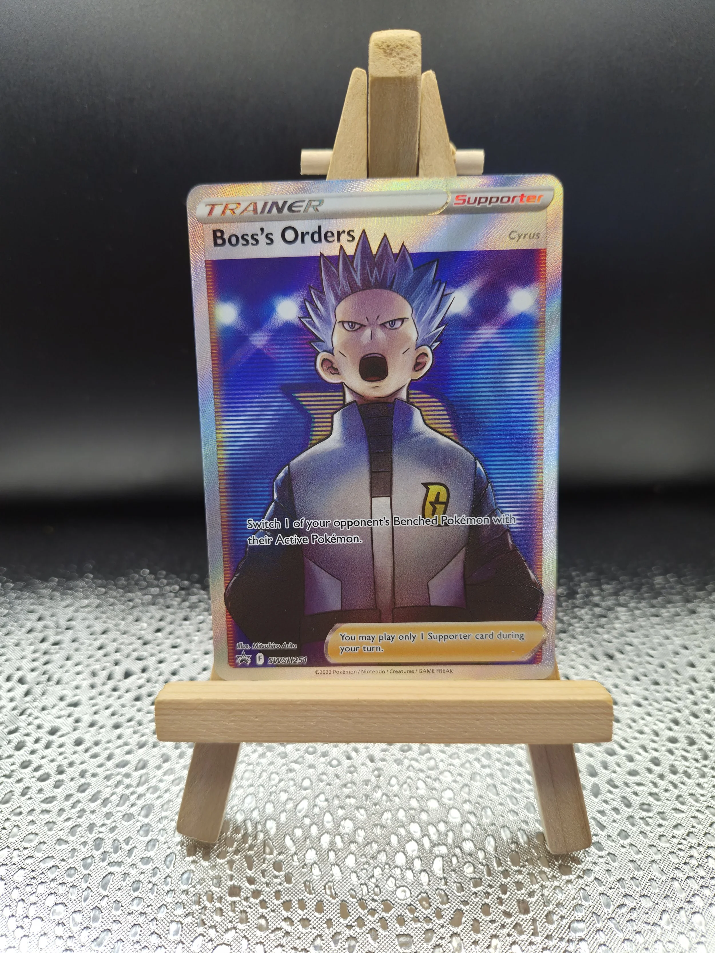 Boss’s Orders (Cyrus) SWSH251 – Full Art Promo