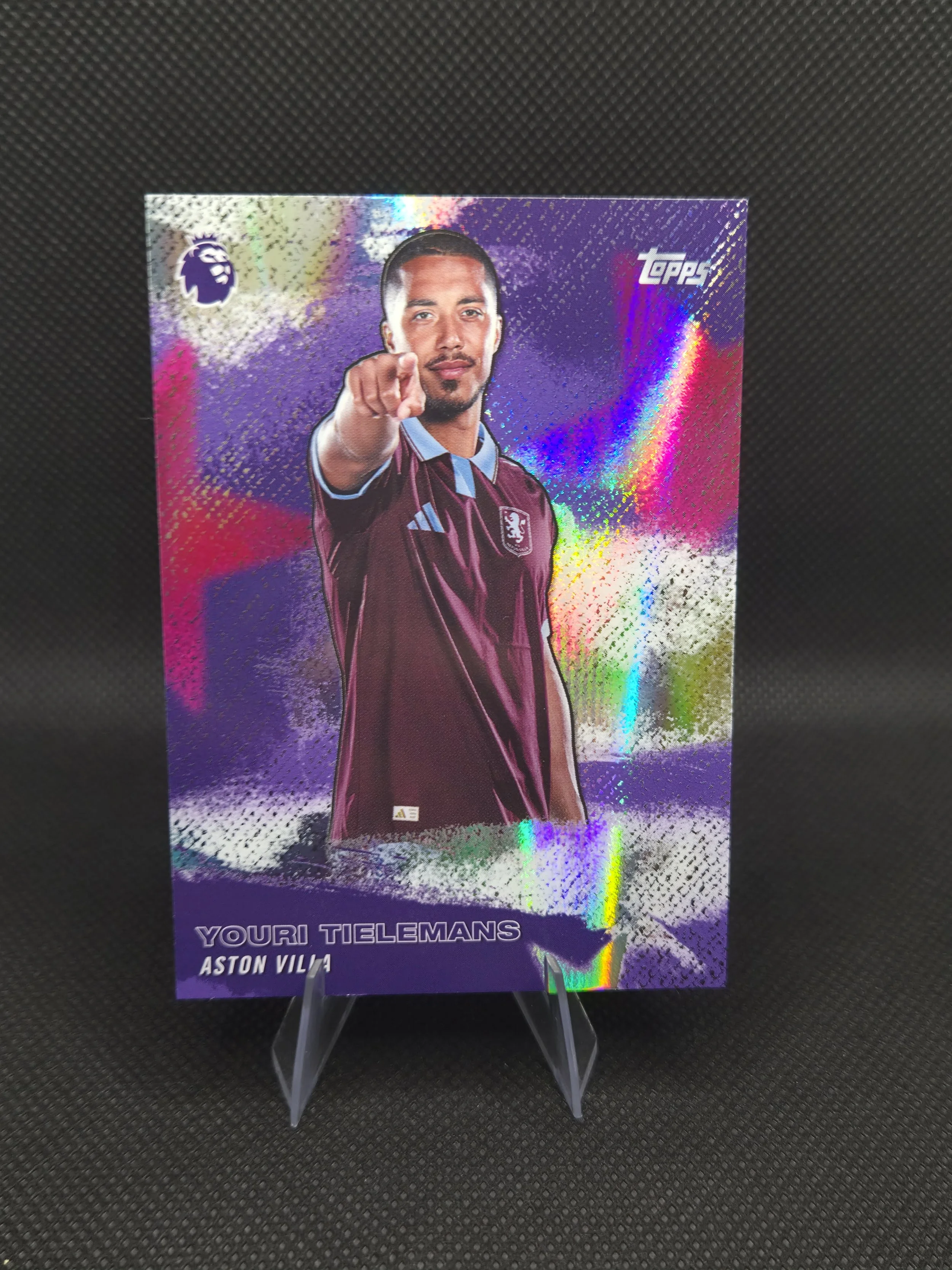Youri Tielemans PL Parallel – 2026/27 Topps Premier League