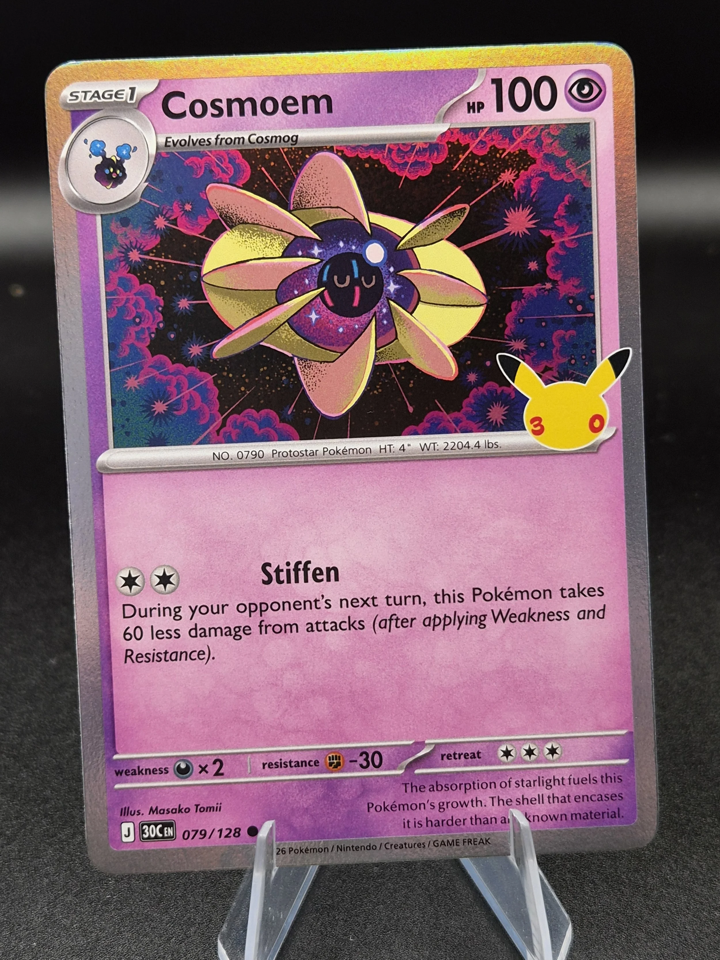 Cosmoem 079/128 Uncommon 30th Celebration English Pokémon Card