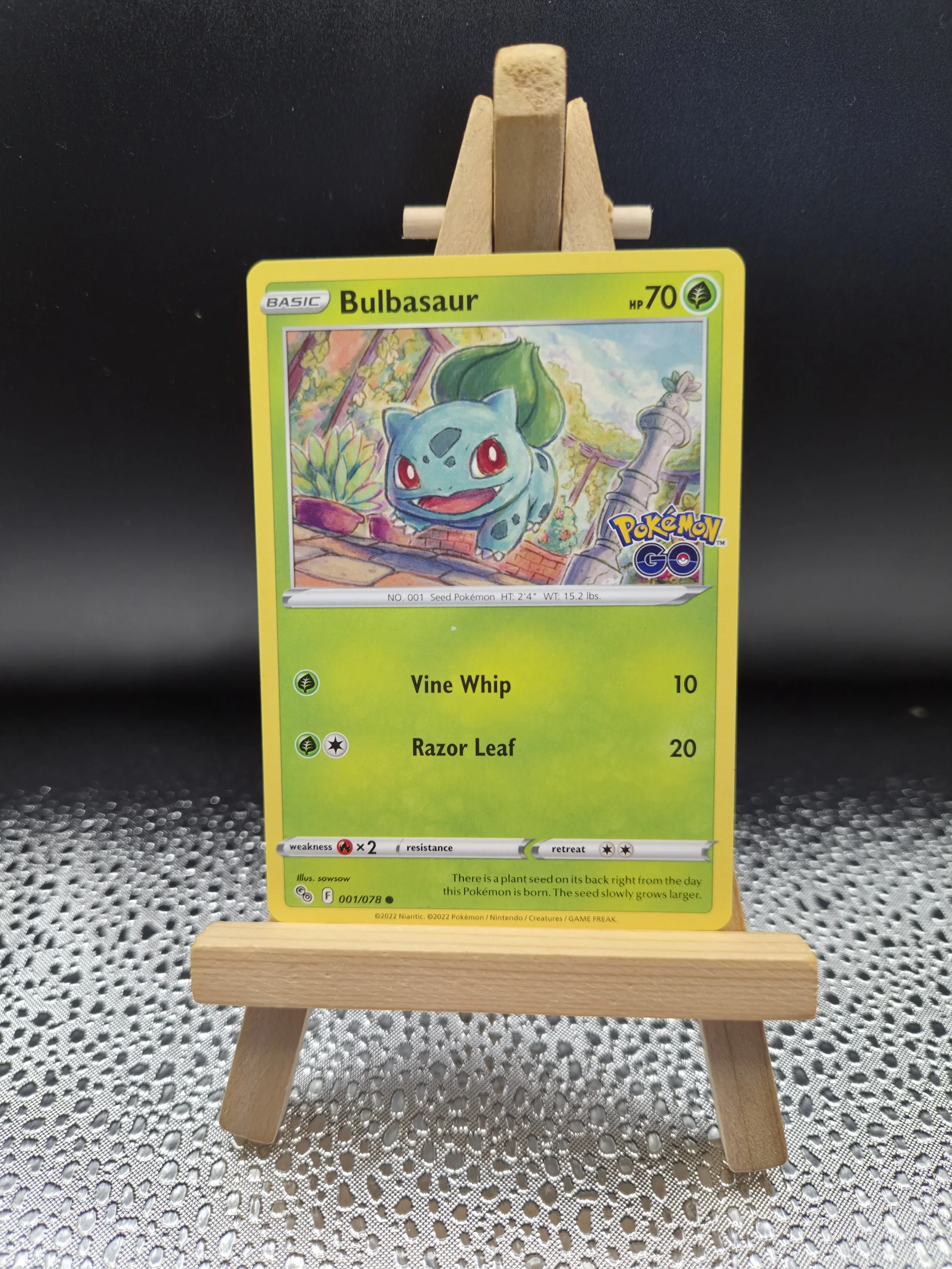 Bulbasaur 001/078 – Pokémon GO – English