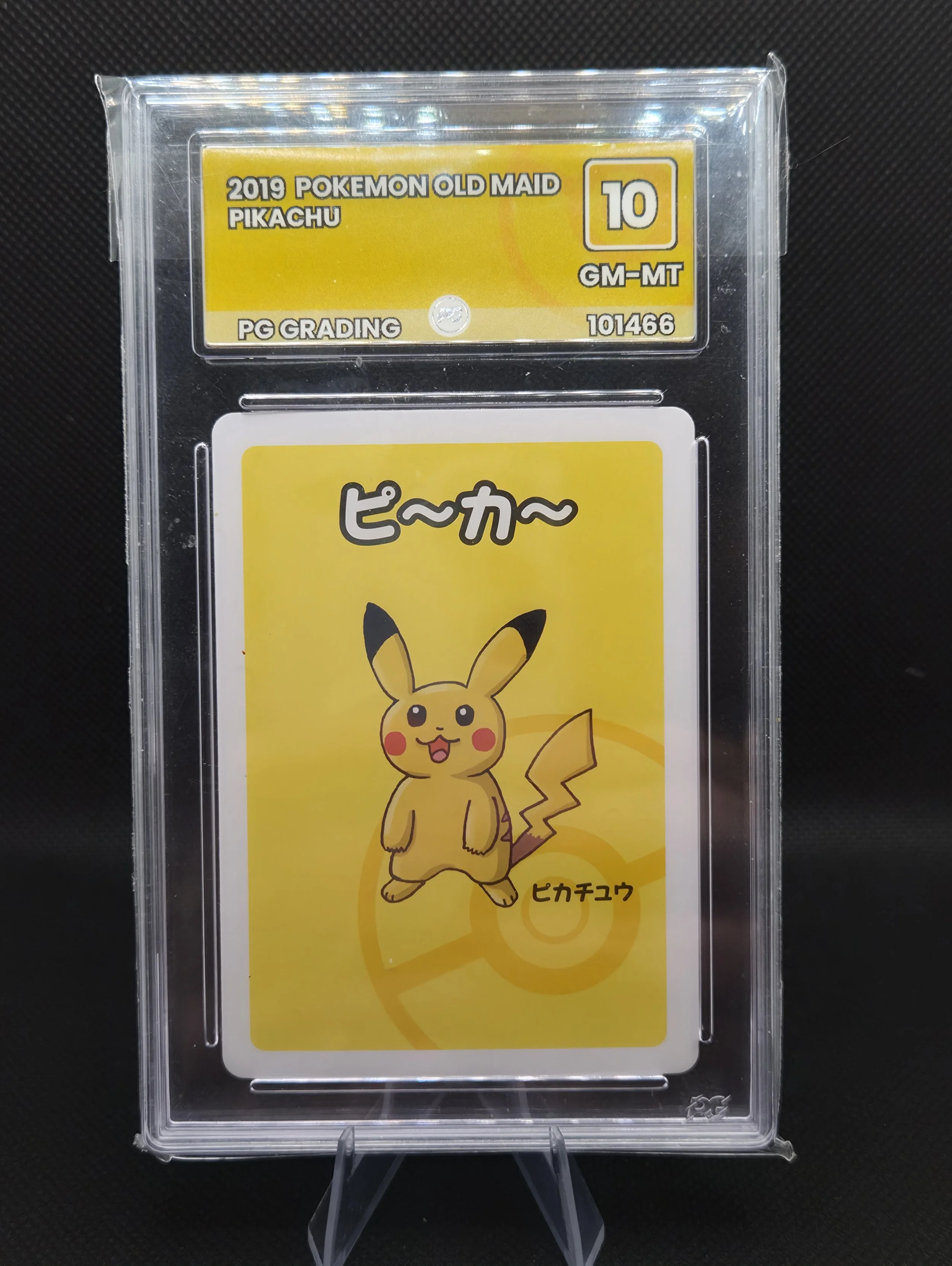 Pikachu 2019 Pokémon Old Maid – PG Grading 10 Gem Mint