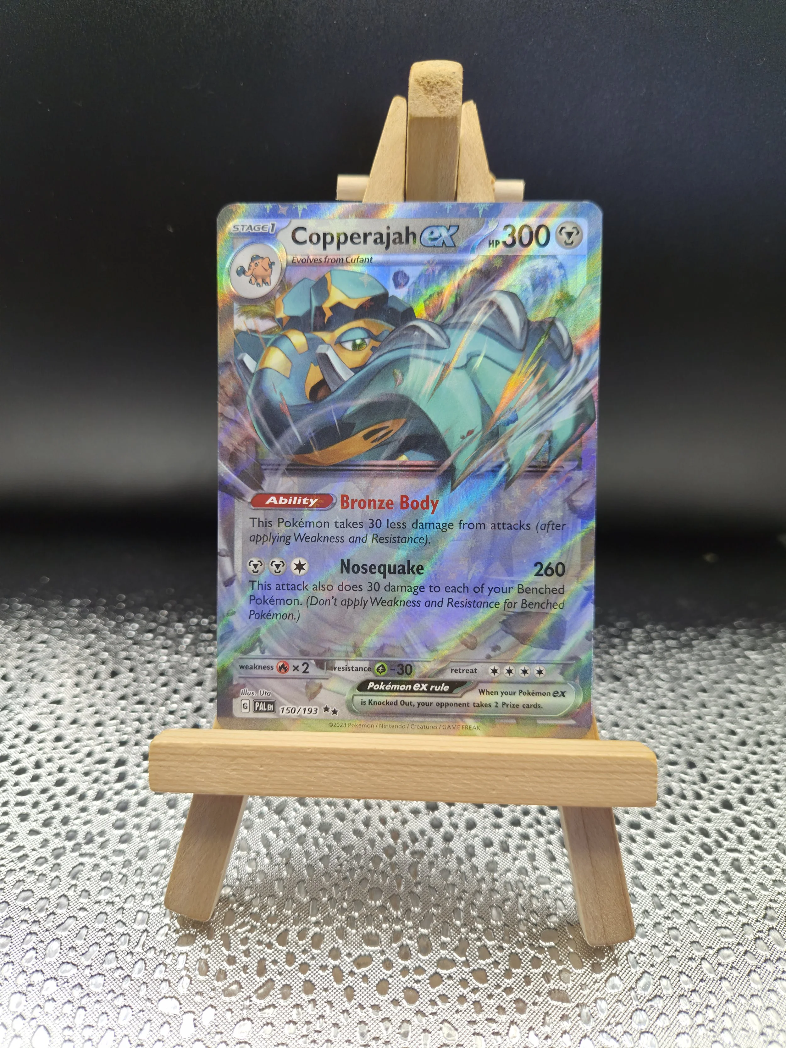 Copperajah ex 150/193 – Paldea Evolved – English