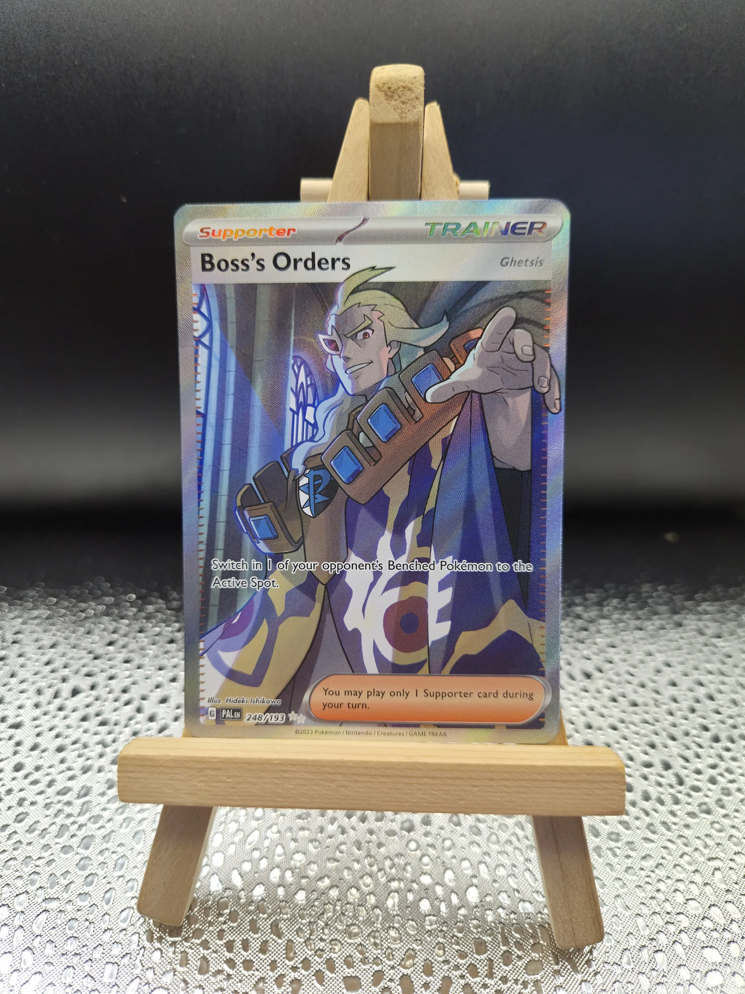 Boss’s Orders (Ghetsis) 248/193 – Paldea Evolved – Special Illustration Rare