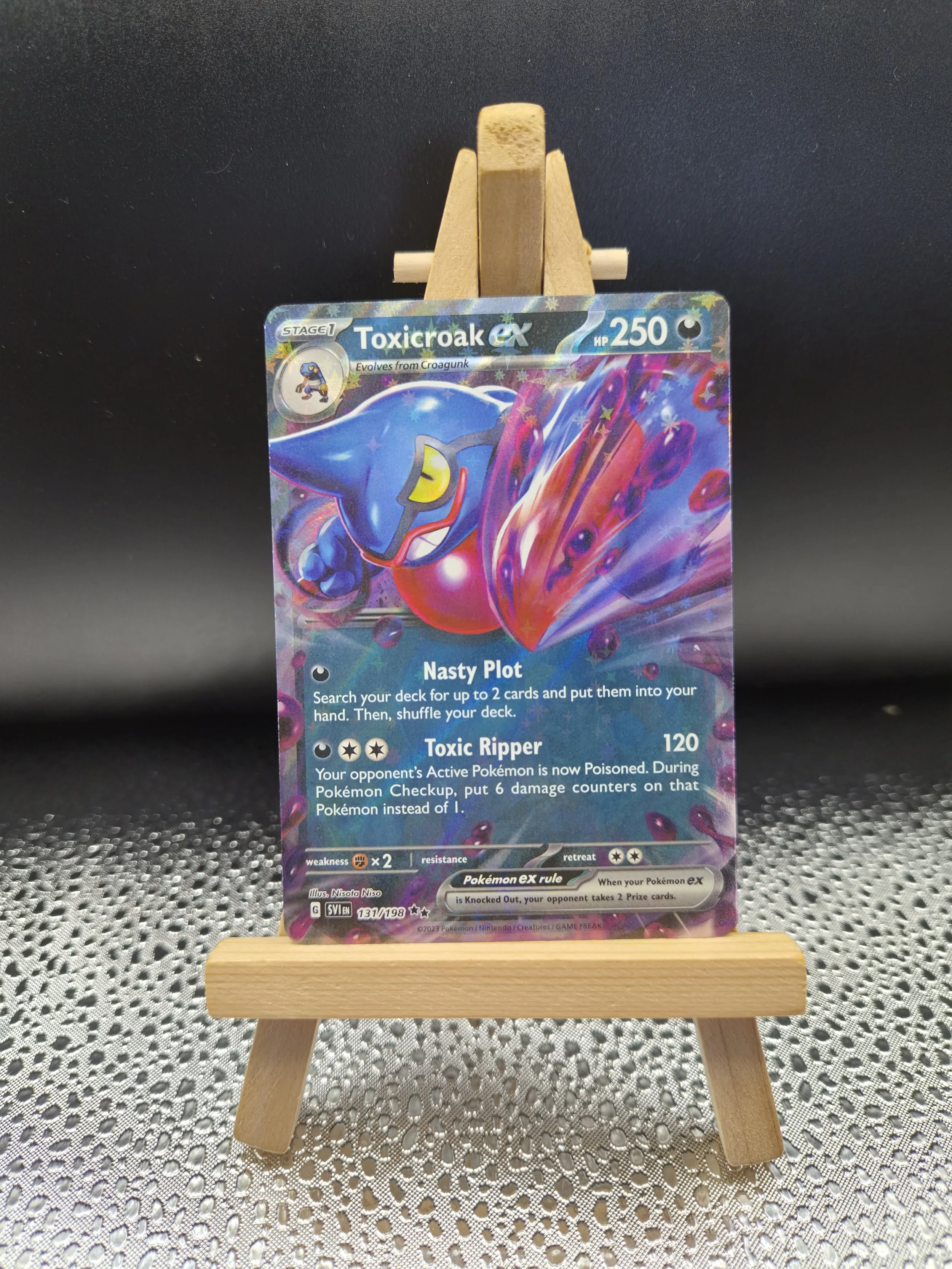 Toxicroak ex 131/198 – Scarlet & Violet – English