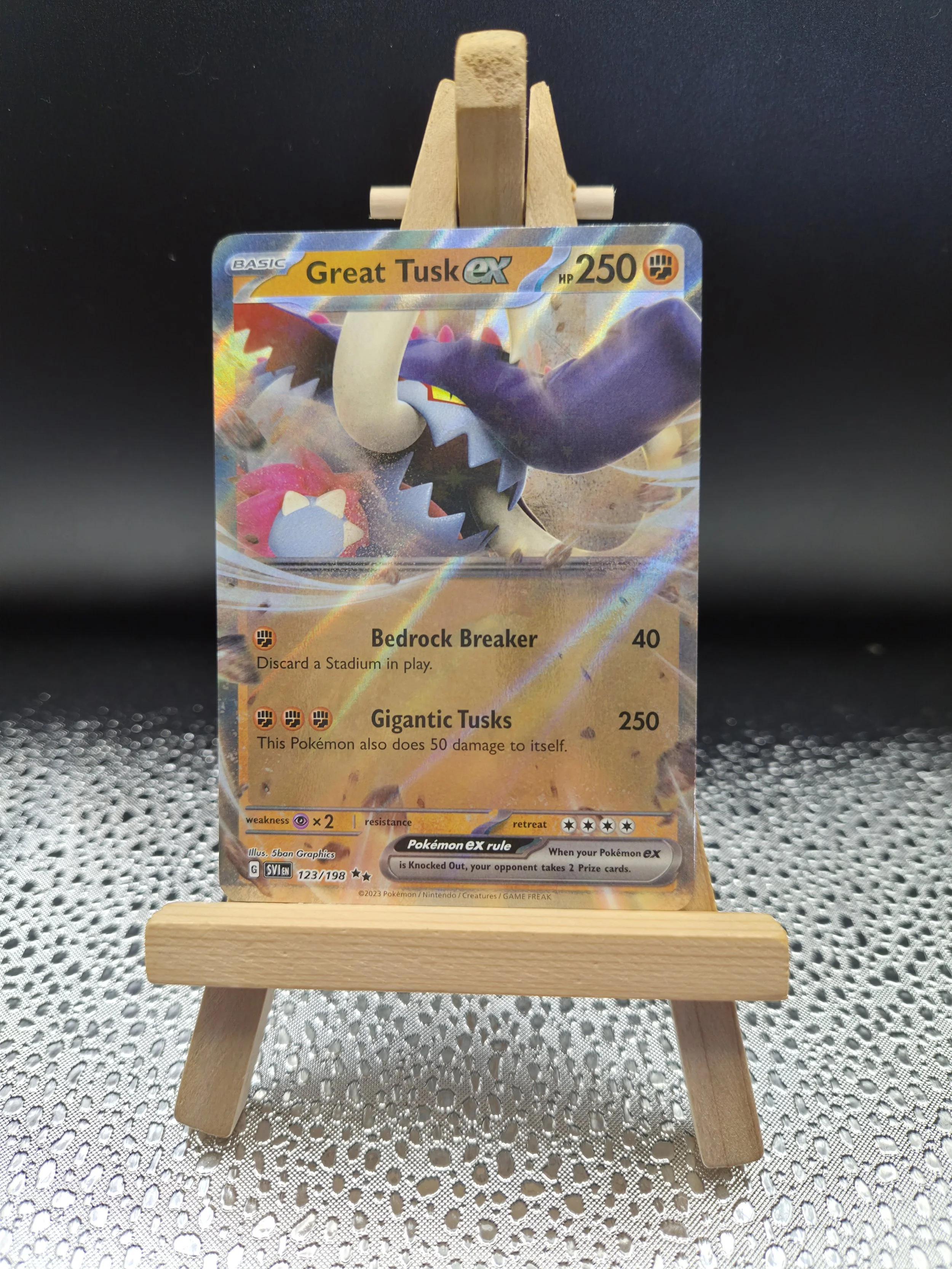 Great Tusk ex 123/198 – Scarlet & Violet – English