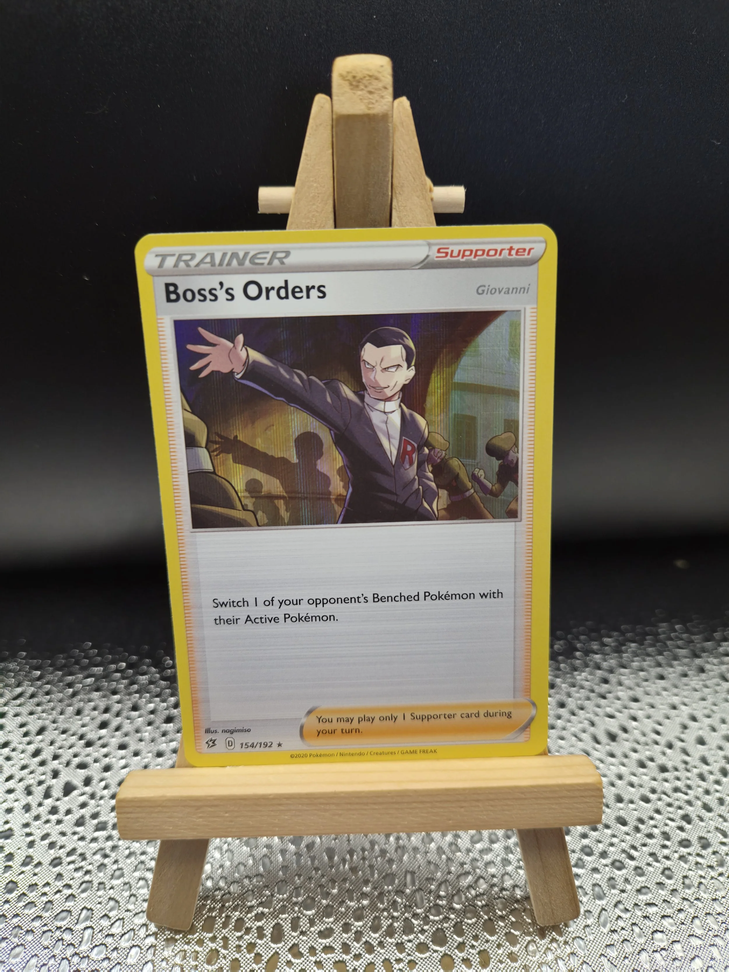 Boss’s Orders Giovanni 154/192 – Rebel Clash – English