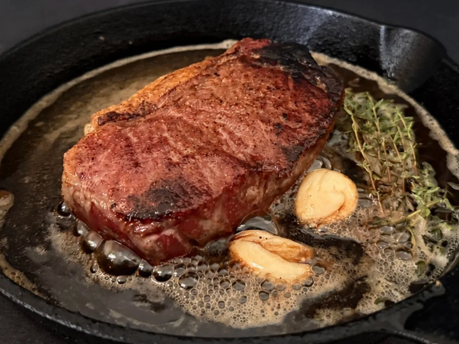 Reverse-Seared Steak
