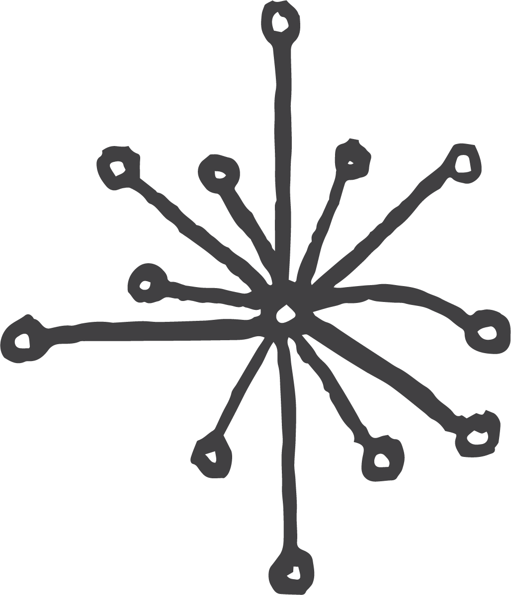 Drawn abstract diagram of an ember with multiple branches extending from the center.