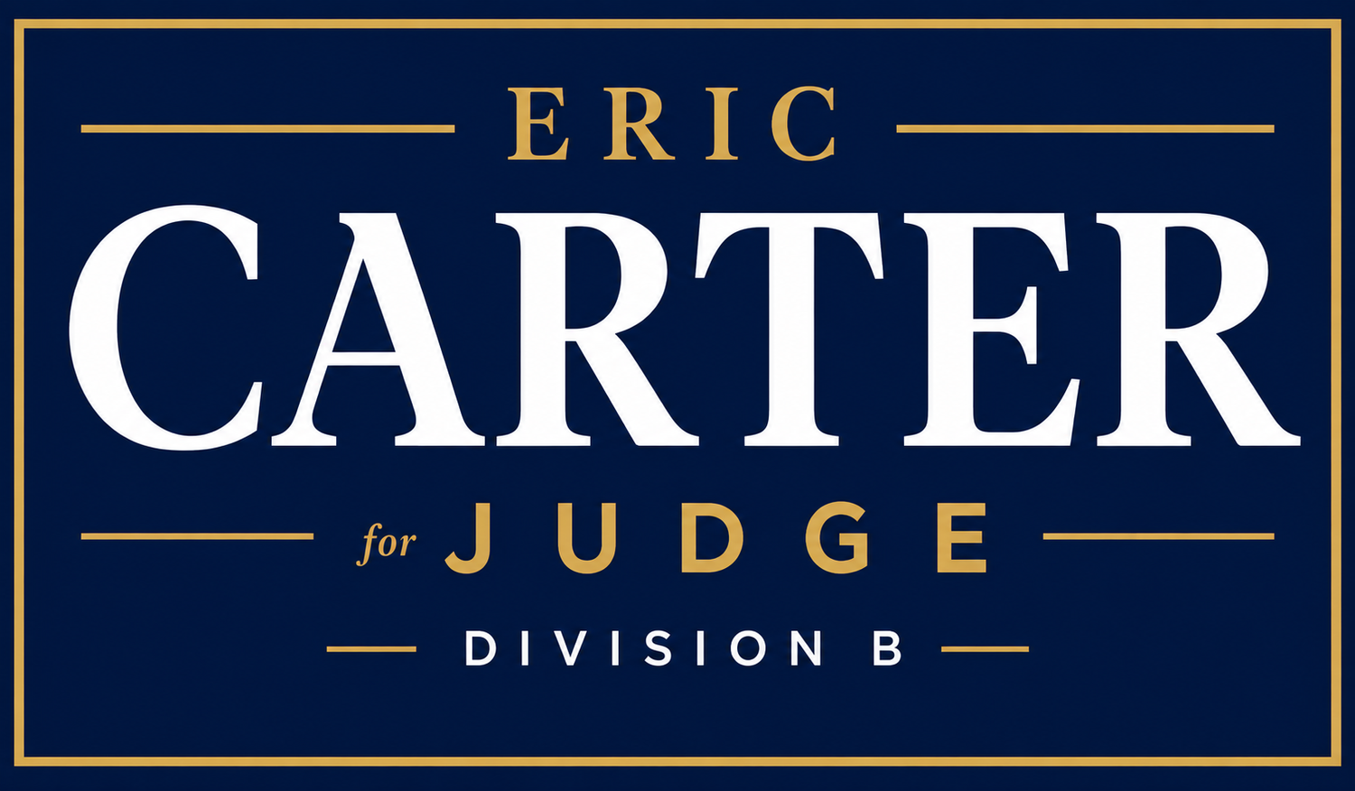 Elect Eric Carter