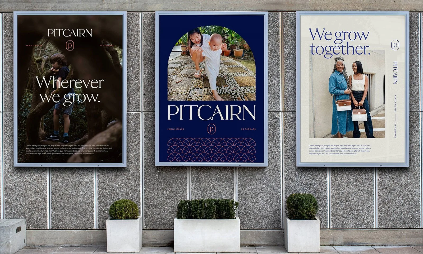 Branding for wealth management firm, Pitcairn