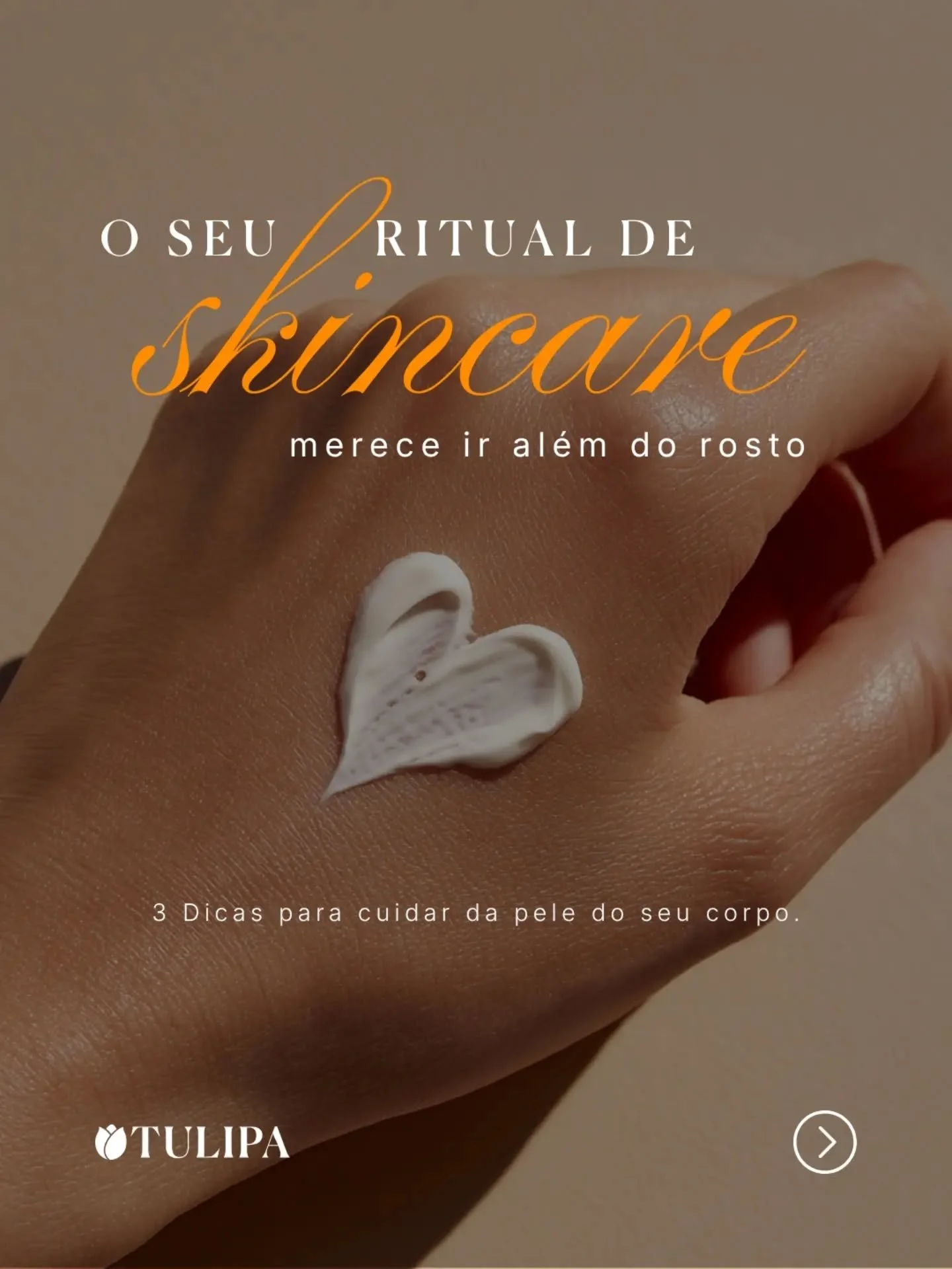 A gente costuma dedicar bastante tempo aos passos do rosto, mas o corpo muitas vezes acaba ficando em segundo plano na correria...

Cuidar da pele do corpo n&atilde;o precisa ser demorado nem virar mais uma obriga&ccedil;&atilde;o na sua rotina, bast