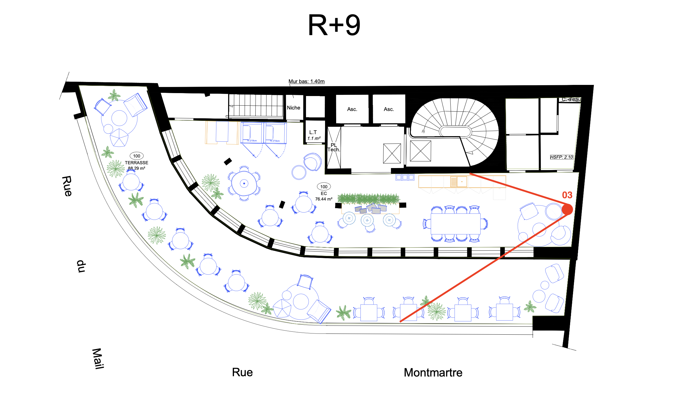 Morning Réaumur (AO) | Dossier d'appel d'offre partie aménagement | Gestion presta 3D