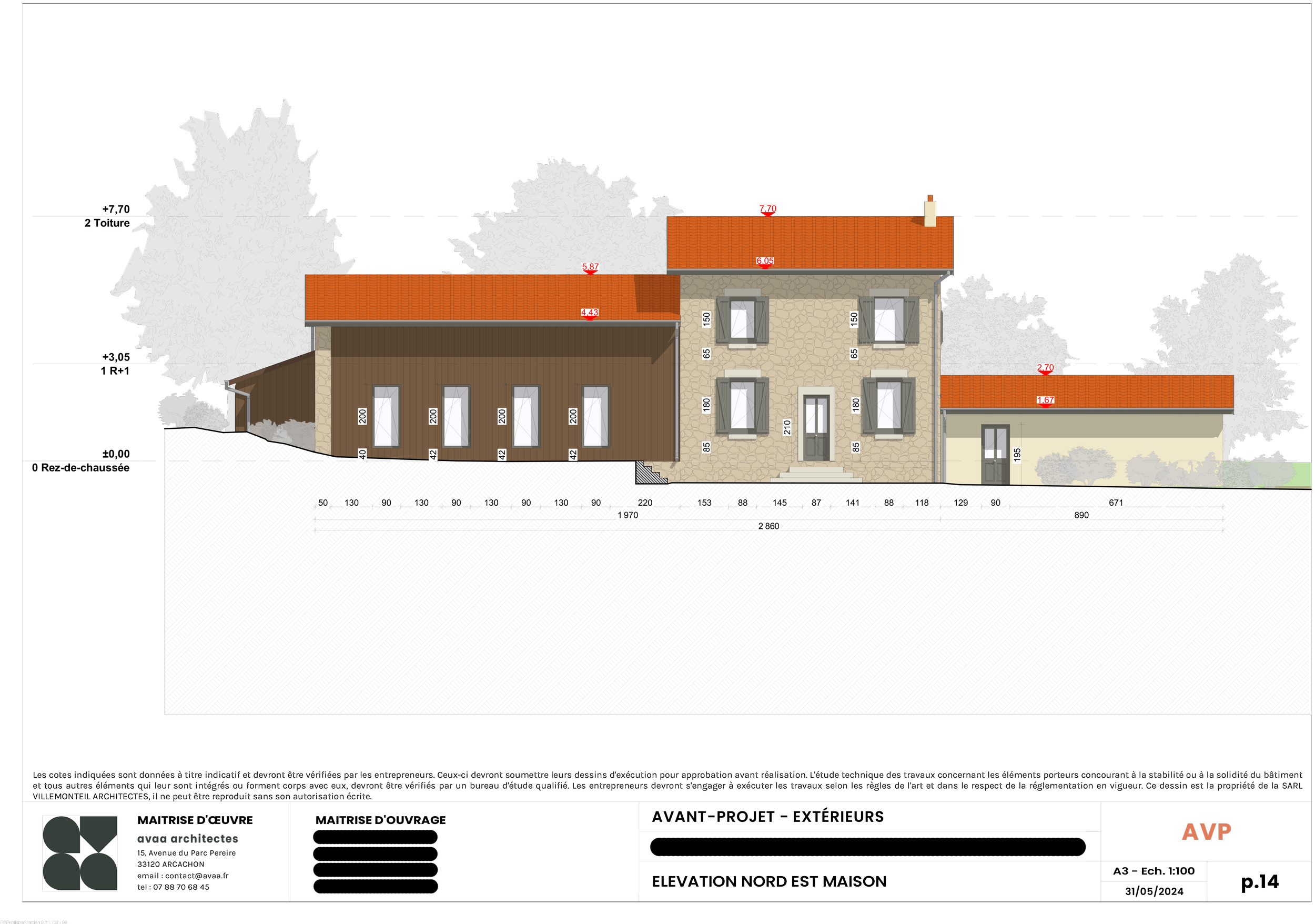 Longère le Martel | Élévation