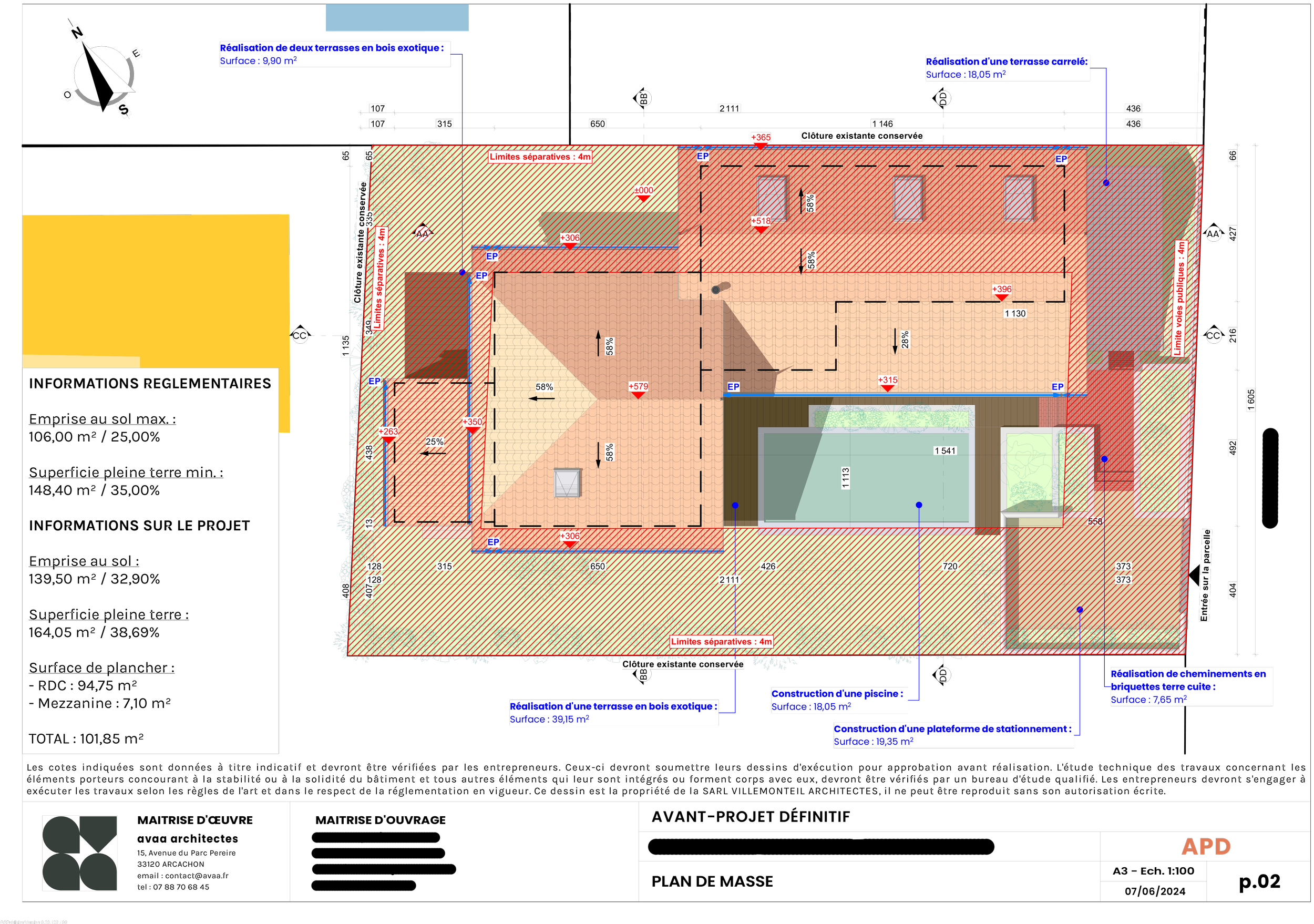 Maison Doyen | Plan de masse