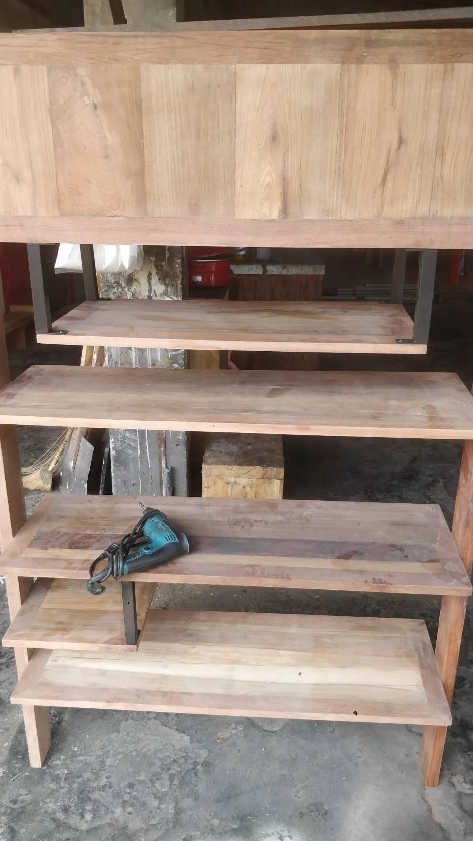 Meuble lors de sa réalisation