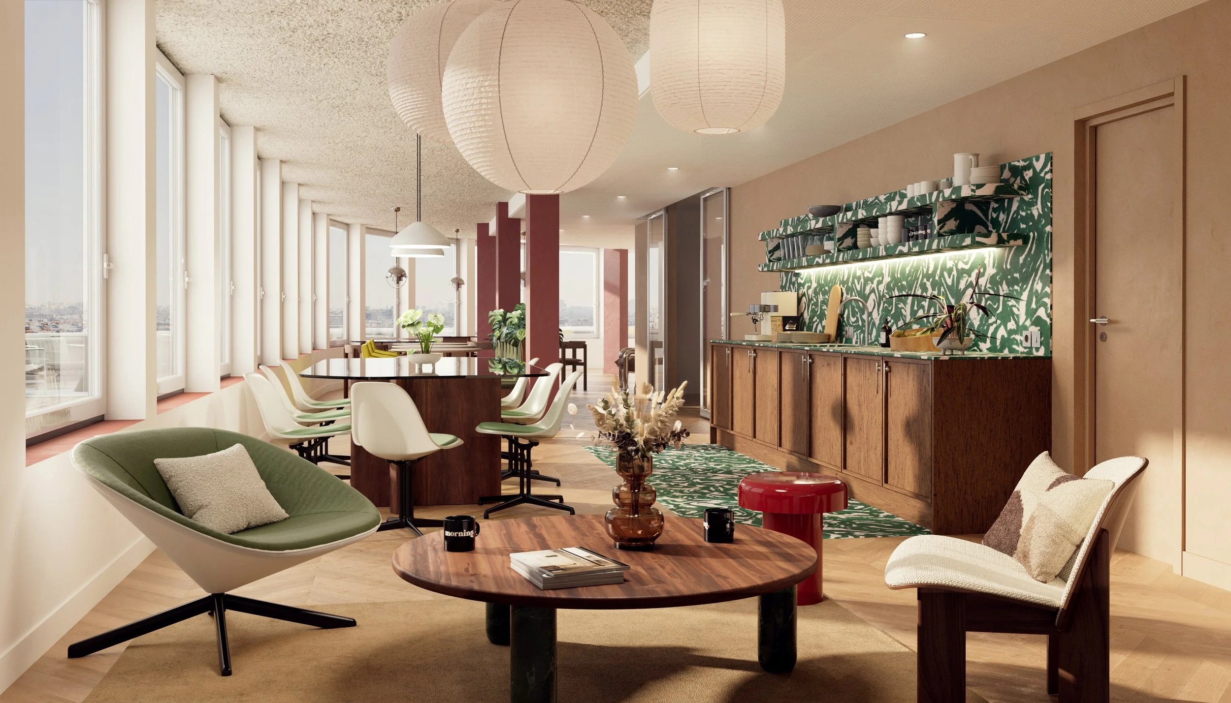 Morning Réaumur (AO) | Moodboard + FF&e + Cadrage + Echanges presta 3D | Render (Studio Gamma)